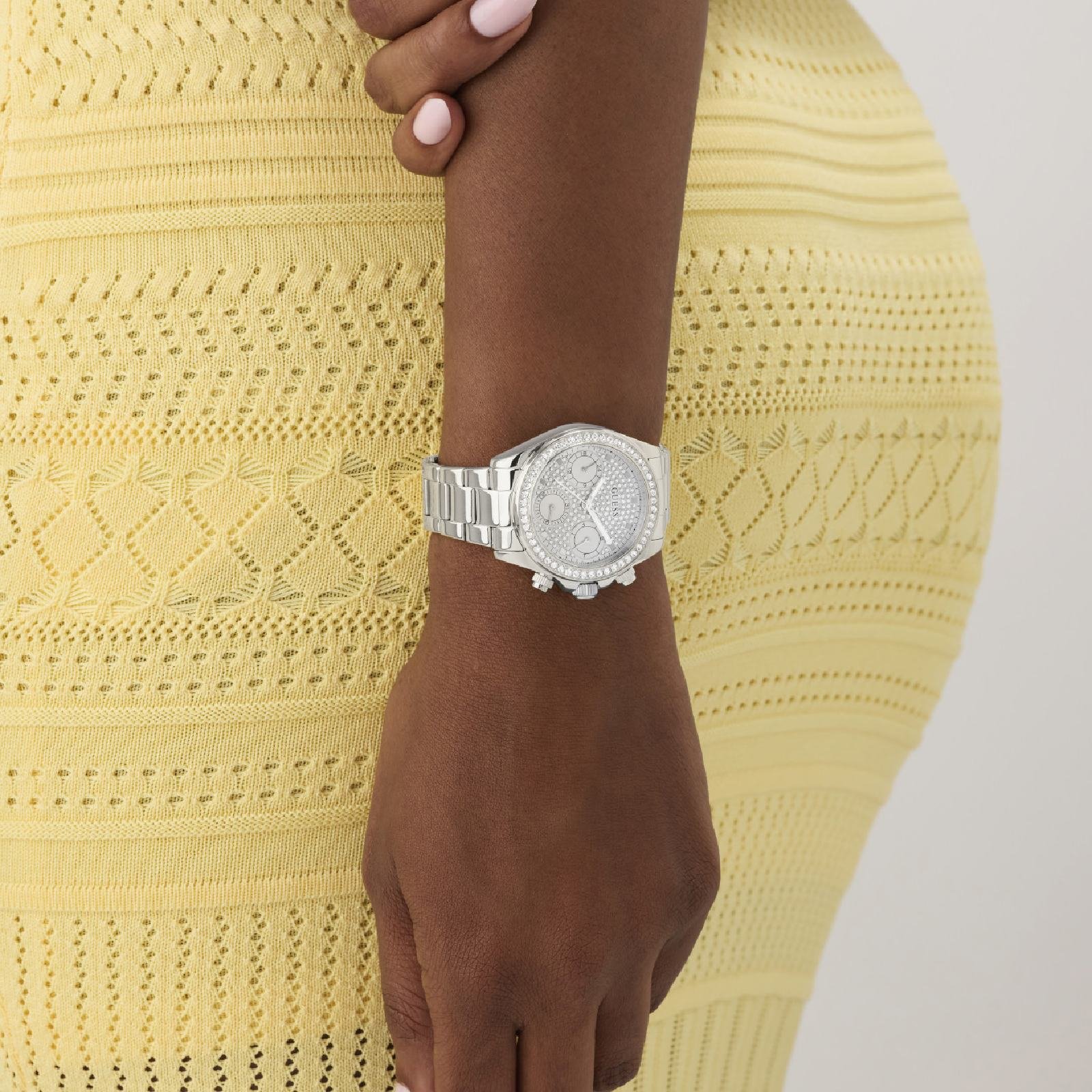 Relógio Guess GW1037L1 Feminino 36mm Aço Inox Prata 8