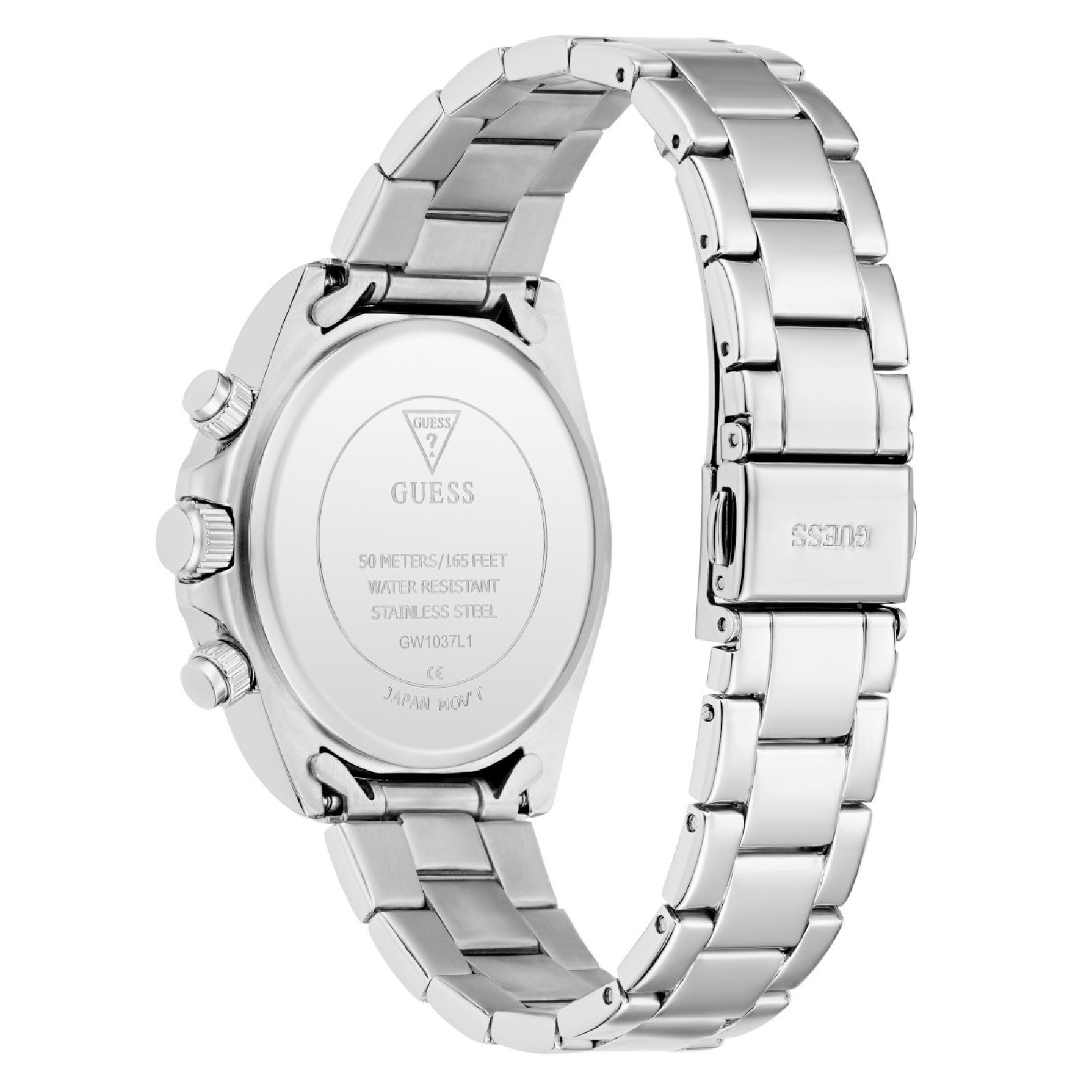 Relógio Guess GW1037L1 Feminino 36mm Aço Inox Prata 9