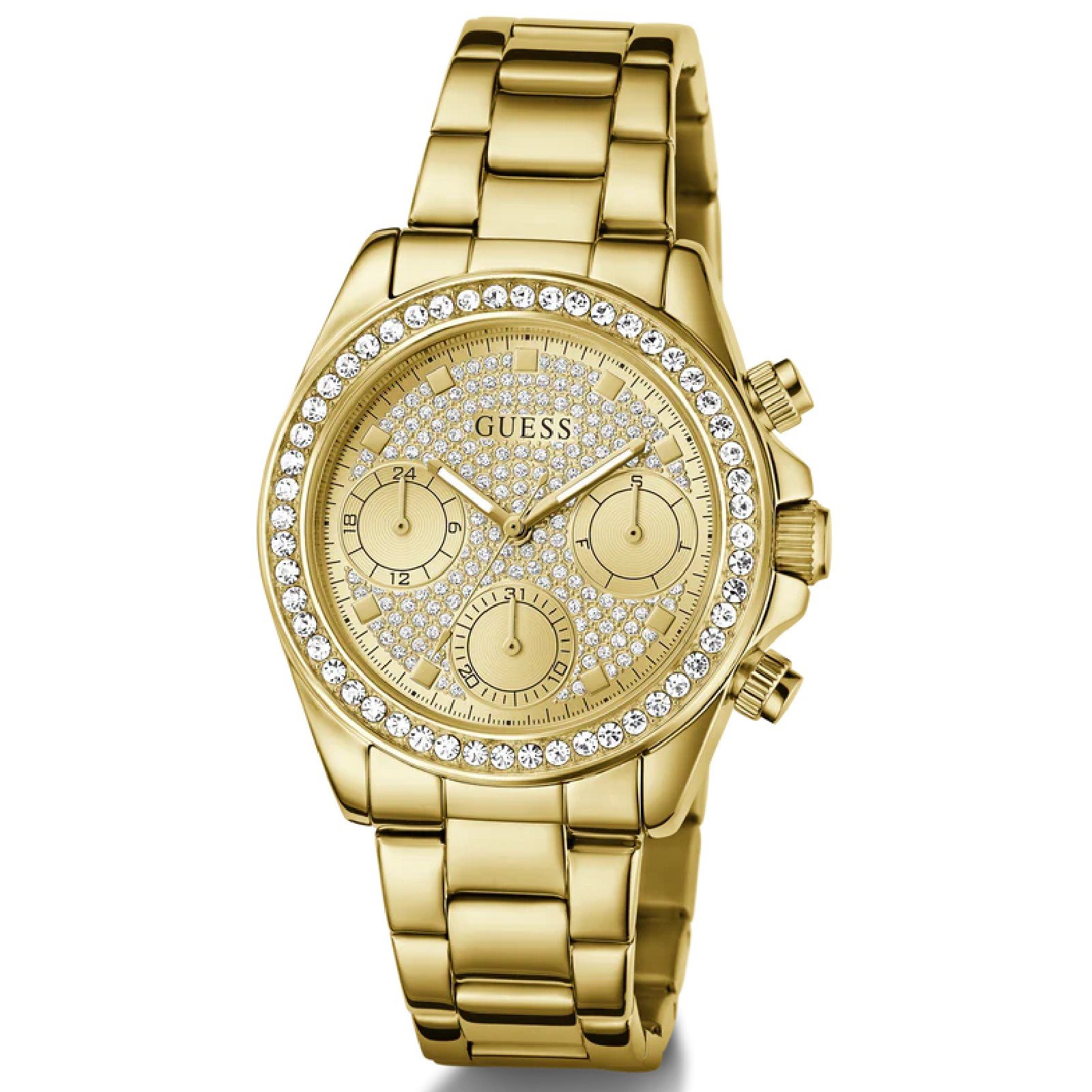 Relógio Guess GW1037L2 Feminino 36mm Aço Inox Dourado 5