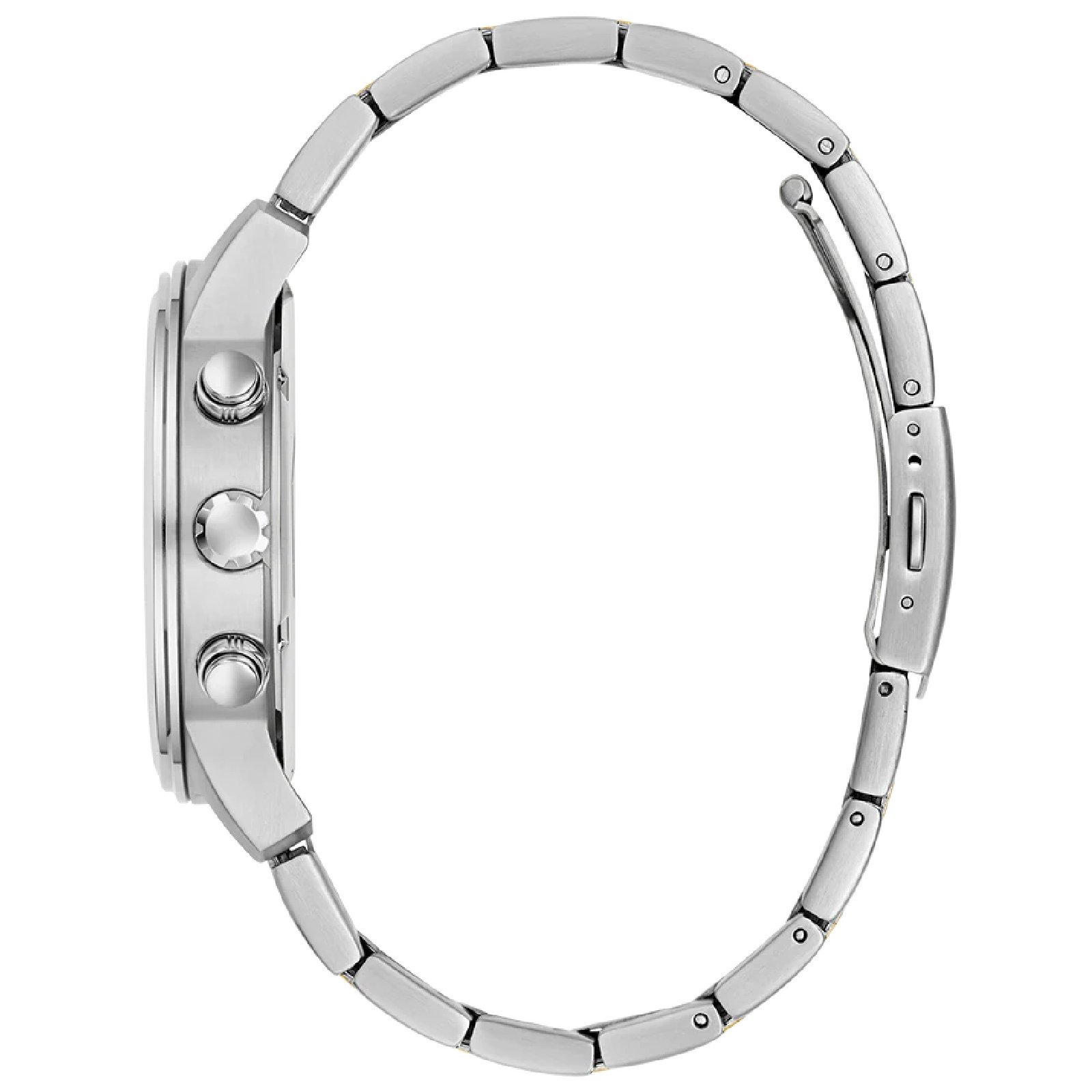 Relógio Guess GW1006G4 Masculino 44mm Aço Inox Dourado/Prata 8
