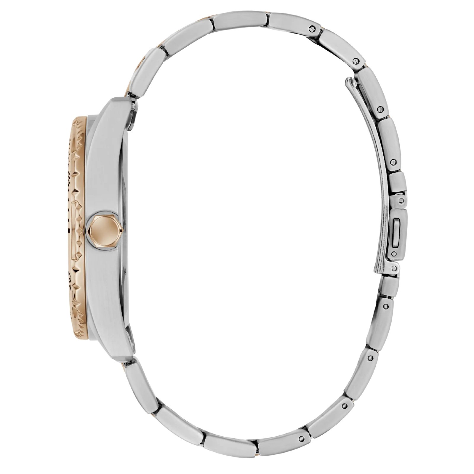 Relógio Guess GW1061G6 Masculino 43 mm Aço Inox Dourado/Prata 4