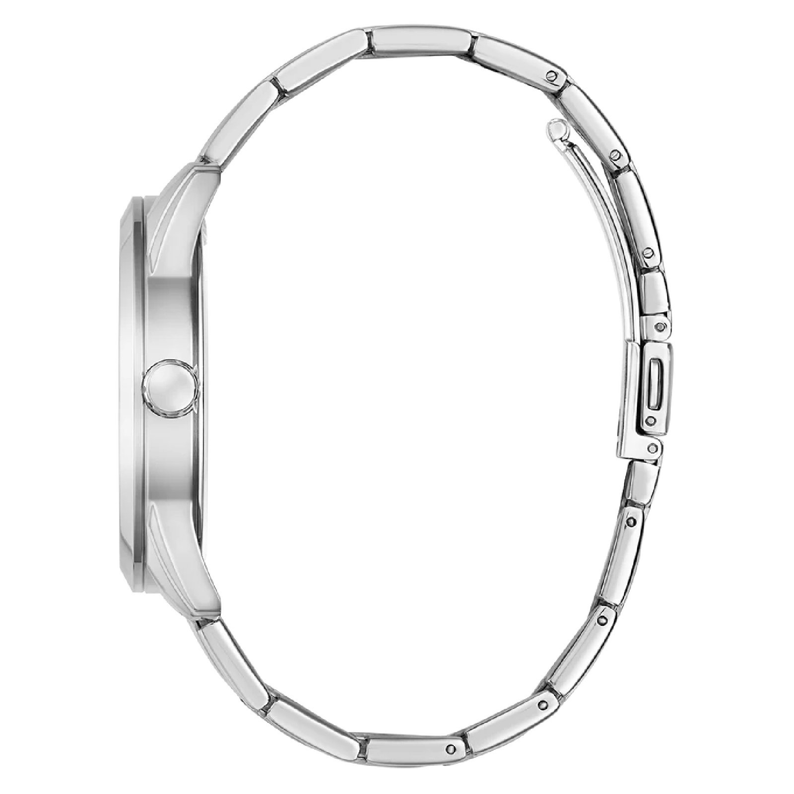 Relógio Guess GW1008G1 Masculino 44mm Aço Inox Prata 3