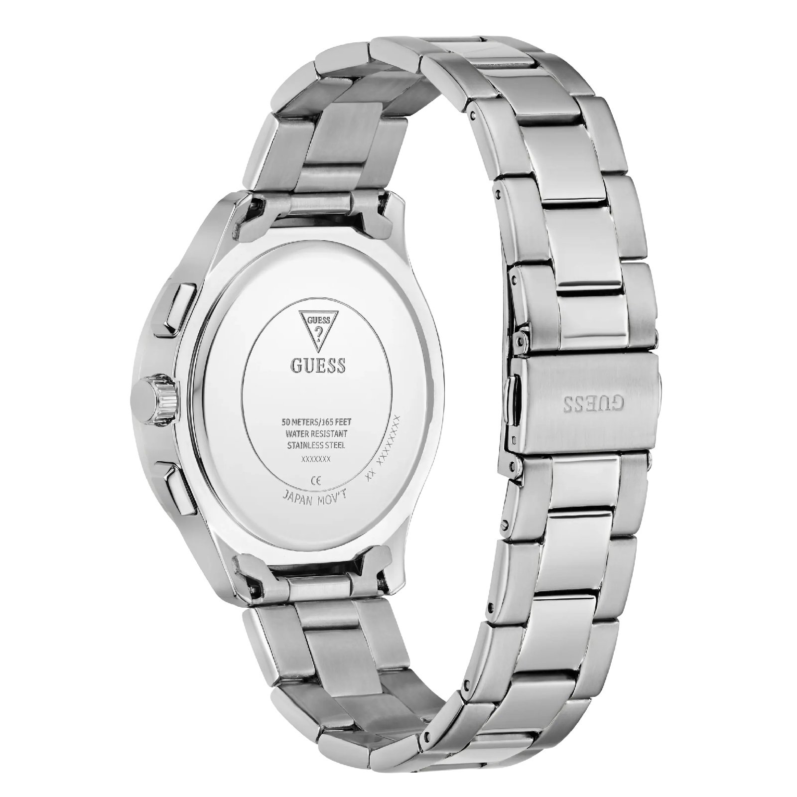 Relógio Guess GW1048G1 Masculino 40 mm Aço Inox Prata 5