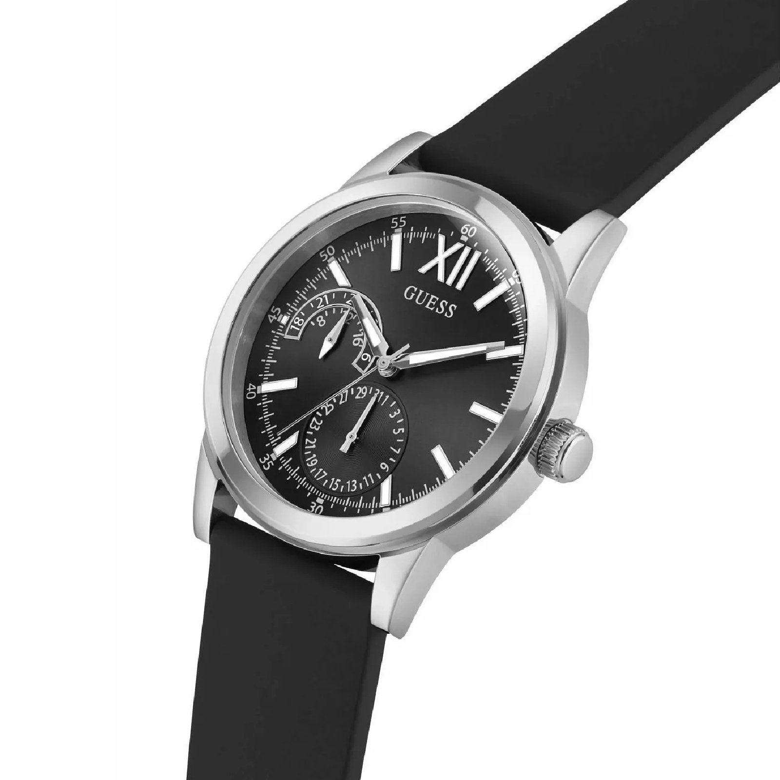 Relógio Guess GW1056G1 Masculino 42mm Prata 2
