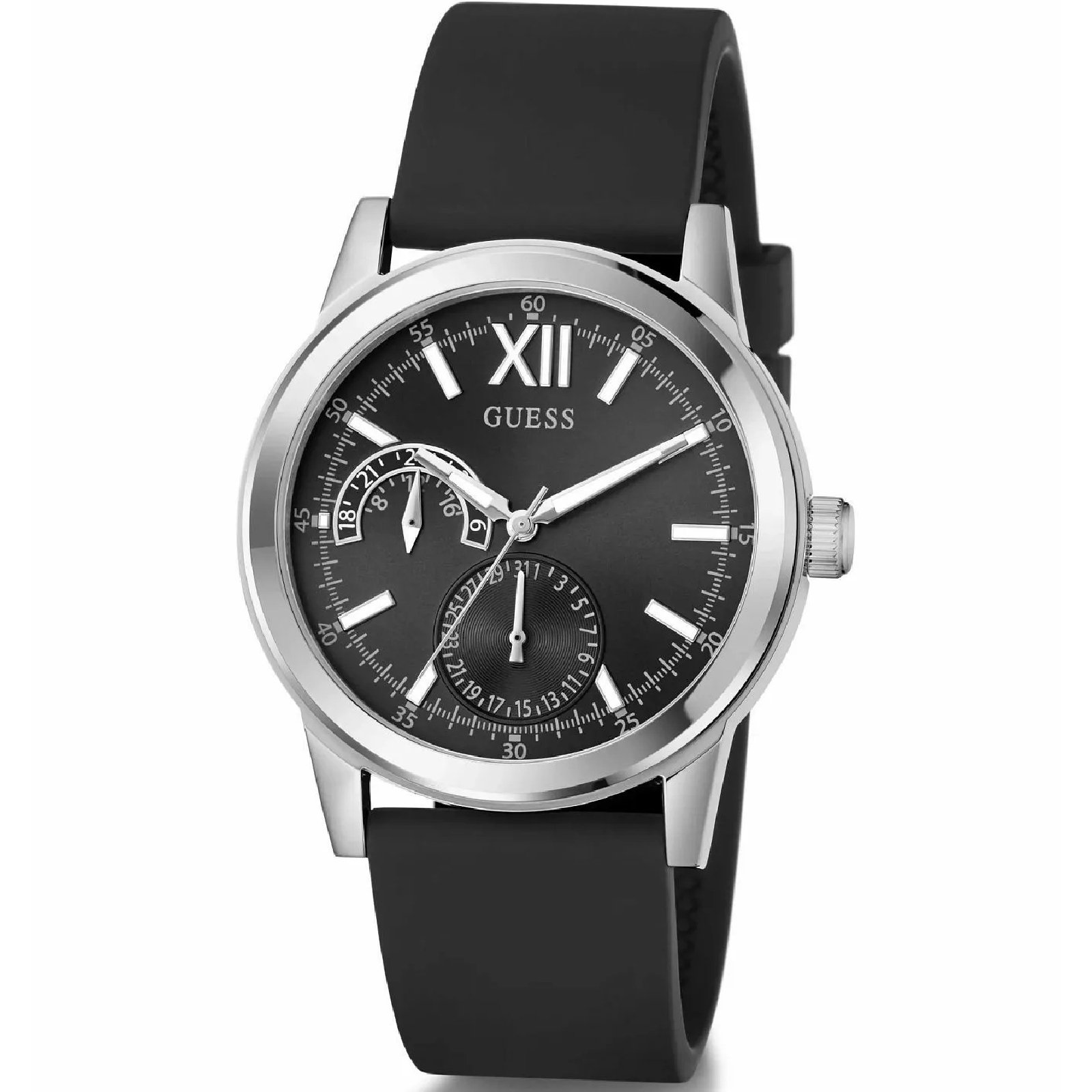 Relógio Guess GW1056G1 Masculino 42mm Prata 3