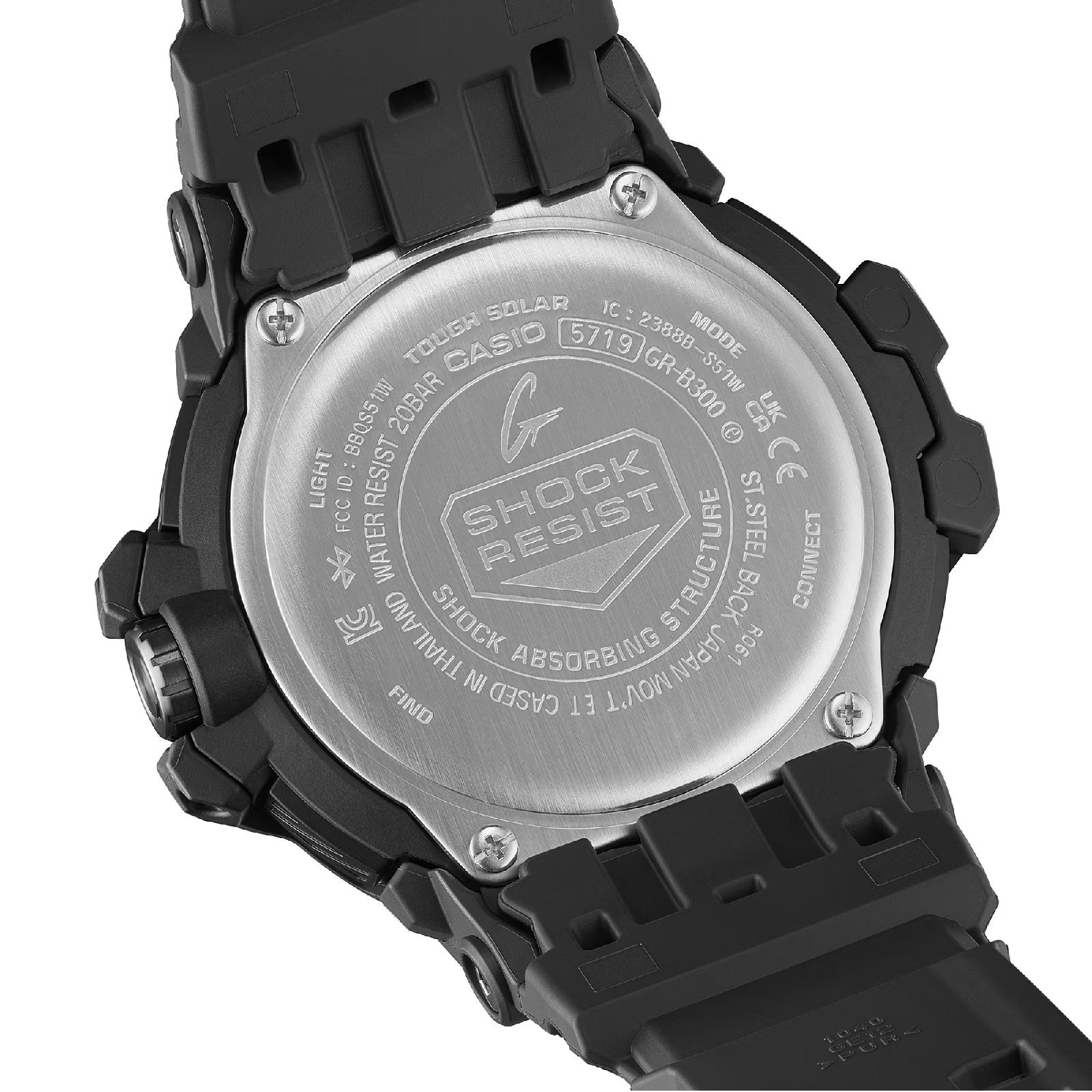 Relógio Casio G-SHOCK GravityMaster GR-B300EC-1ADR Preto 7