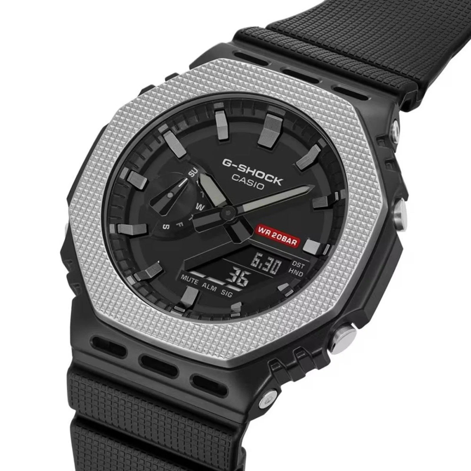 Relógio Casio G-SHOCK GM-2100BM-1ADR Masculino 44mm Preto 2