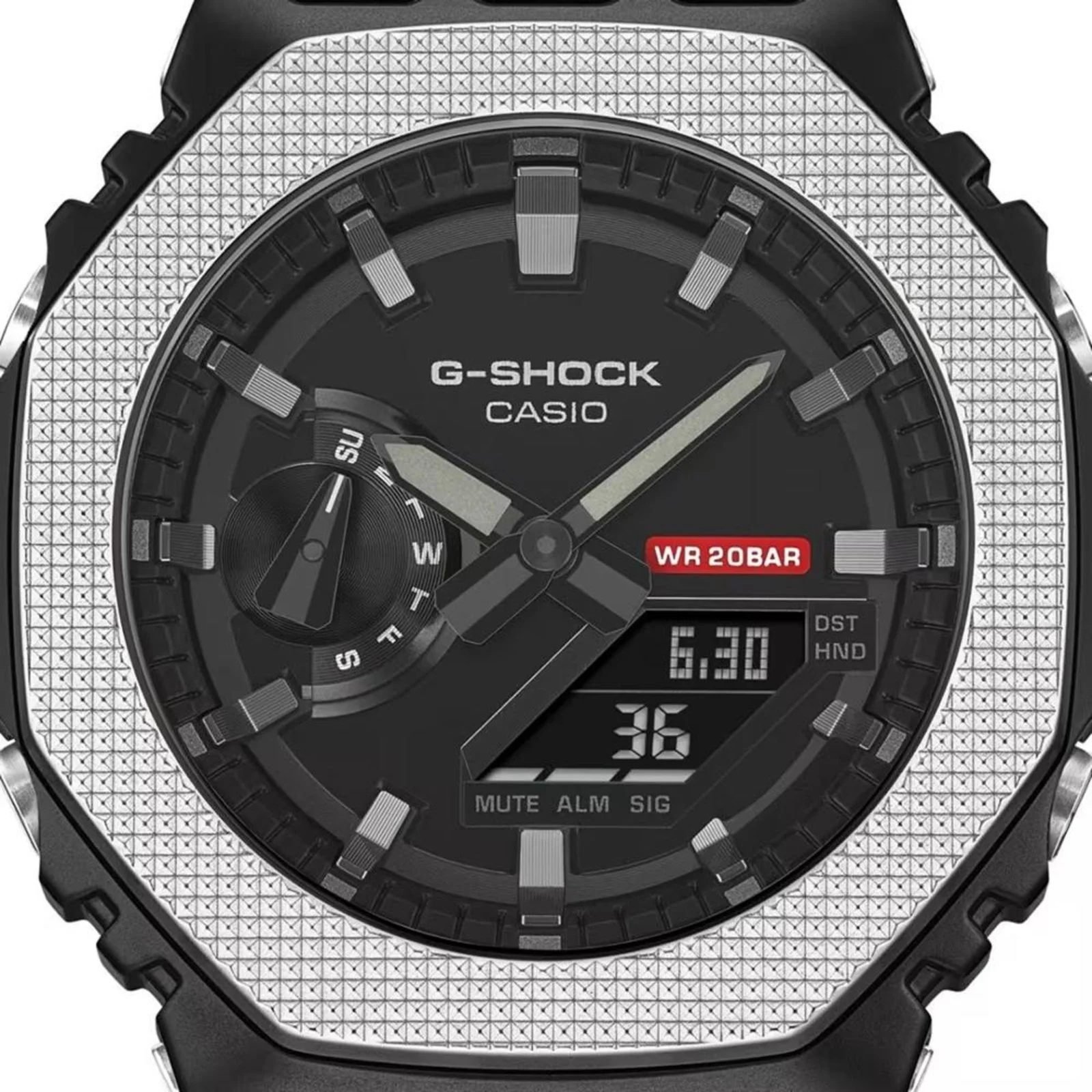 Relógio Casio G-SHOCK GM-2100BM-1ADR Masculino 44mm Preto 4