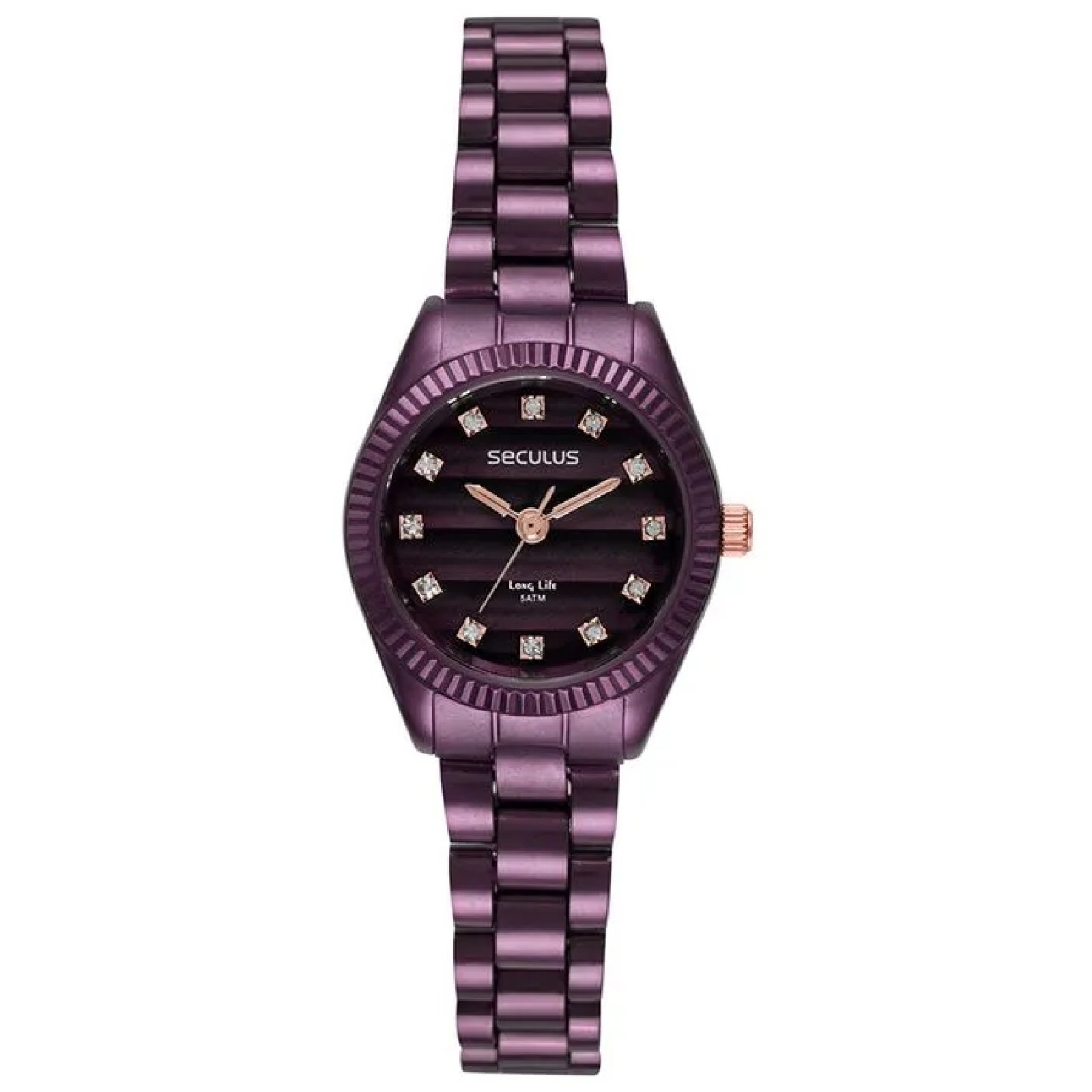 Relógio Seculus 77362LPSVFA2 Feminino 24 mm Aço Inox