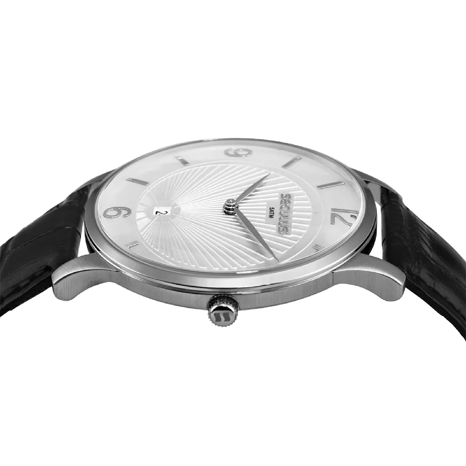 Relógio Seculus 44342G0SVNC1 Masculino 41mm Aço Inox Prata 2
