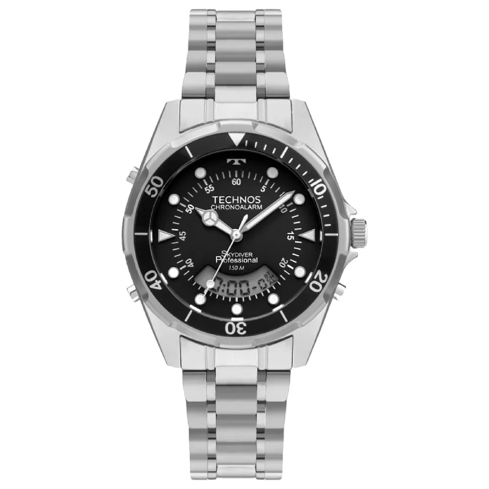 Relógio Technos Skydiver WT2060AB/1P Masculino 40mm Aço Inox