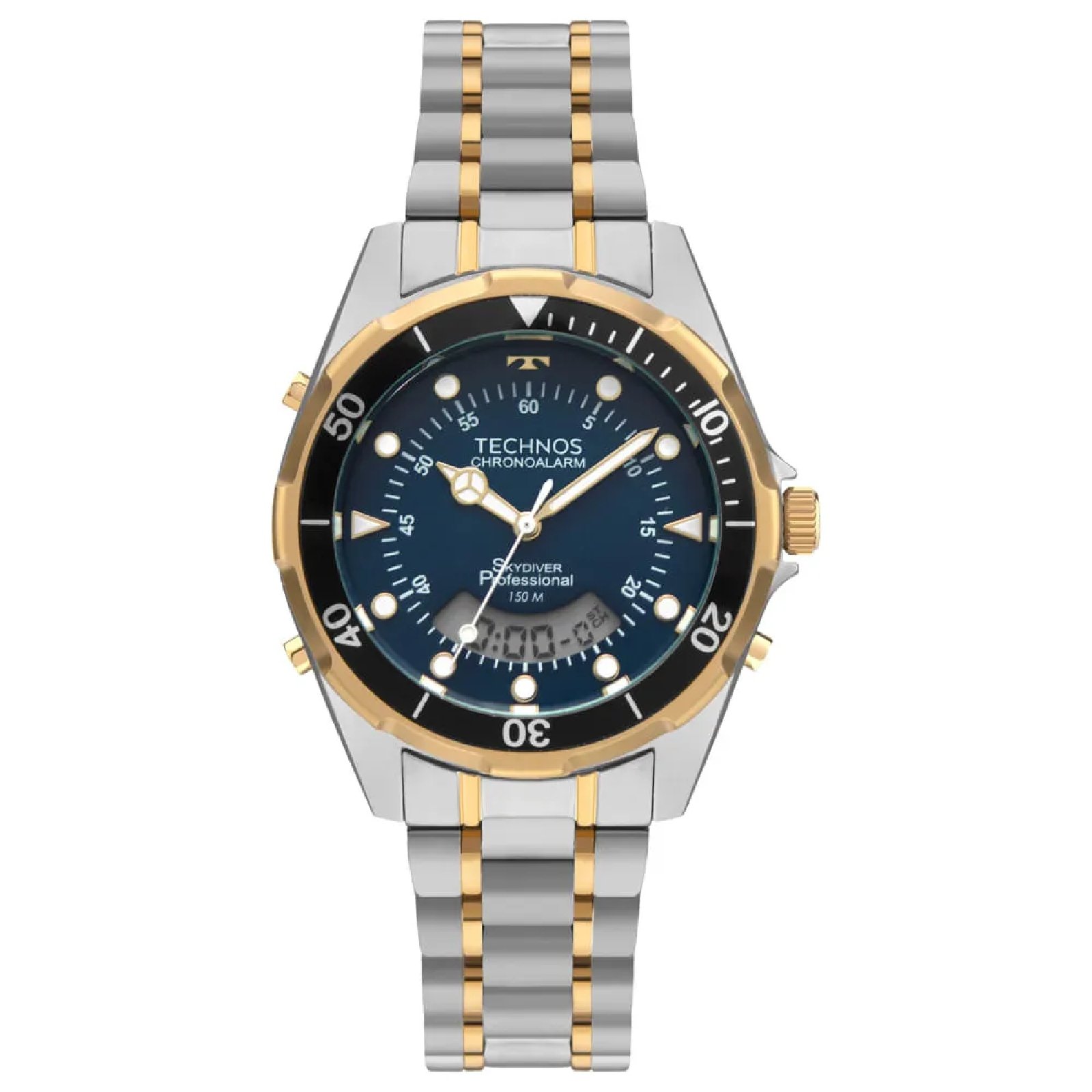 Relógio Technos Skydiver WT2060AF/1A Masculino 40mm Aço Inox