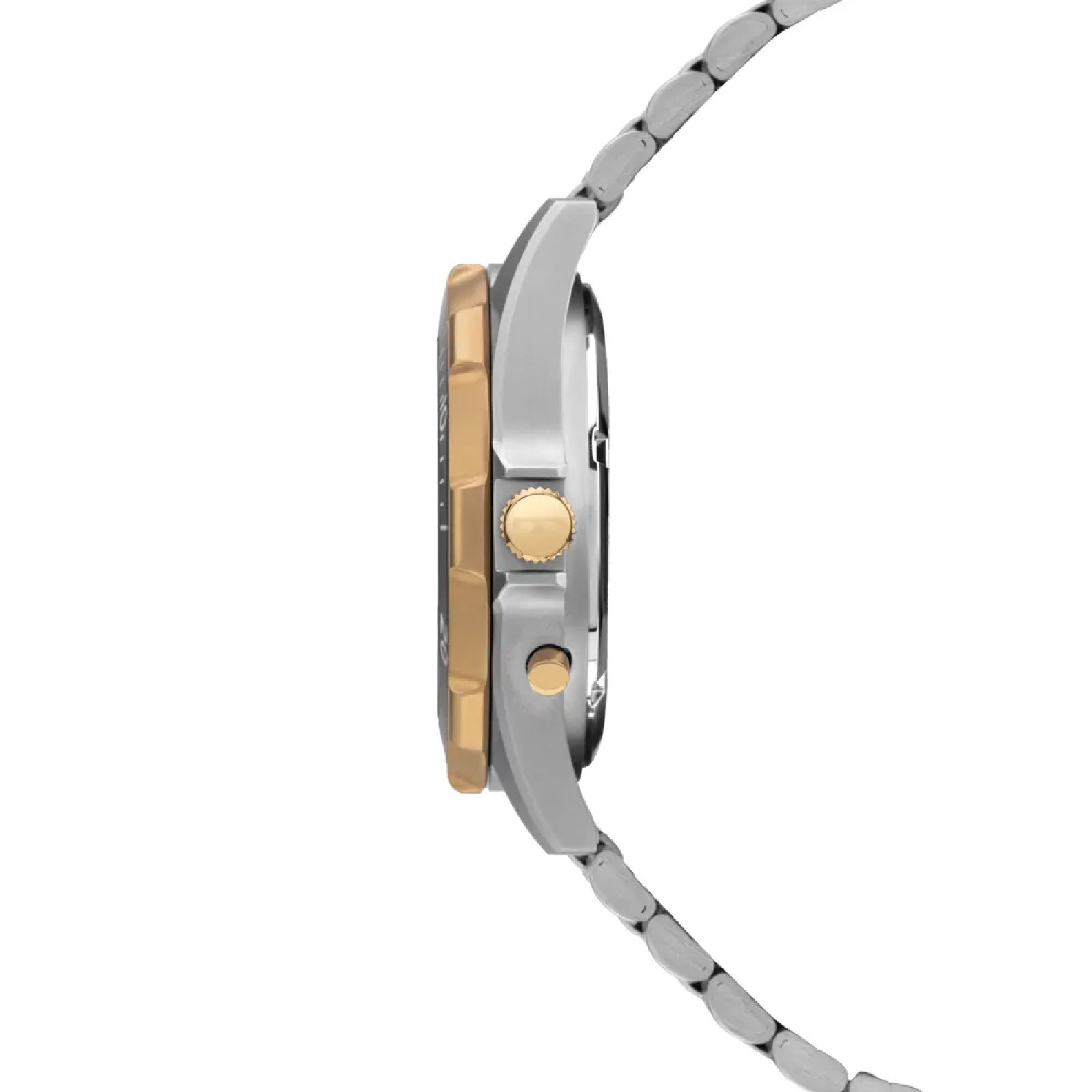 Relógio Technos Skydiver WT2060AF/1A Masculino 40mm Aço Inox Prata/Dourado 2