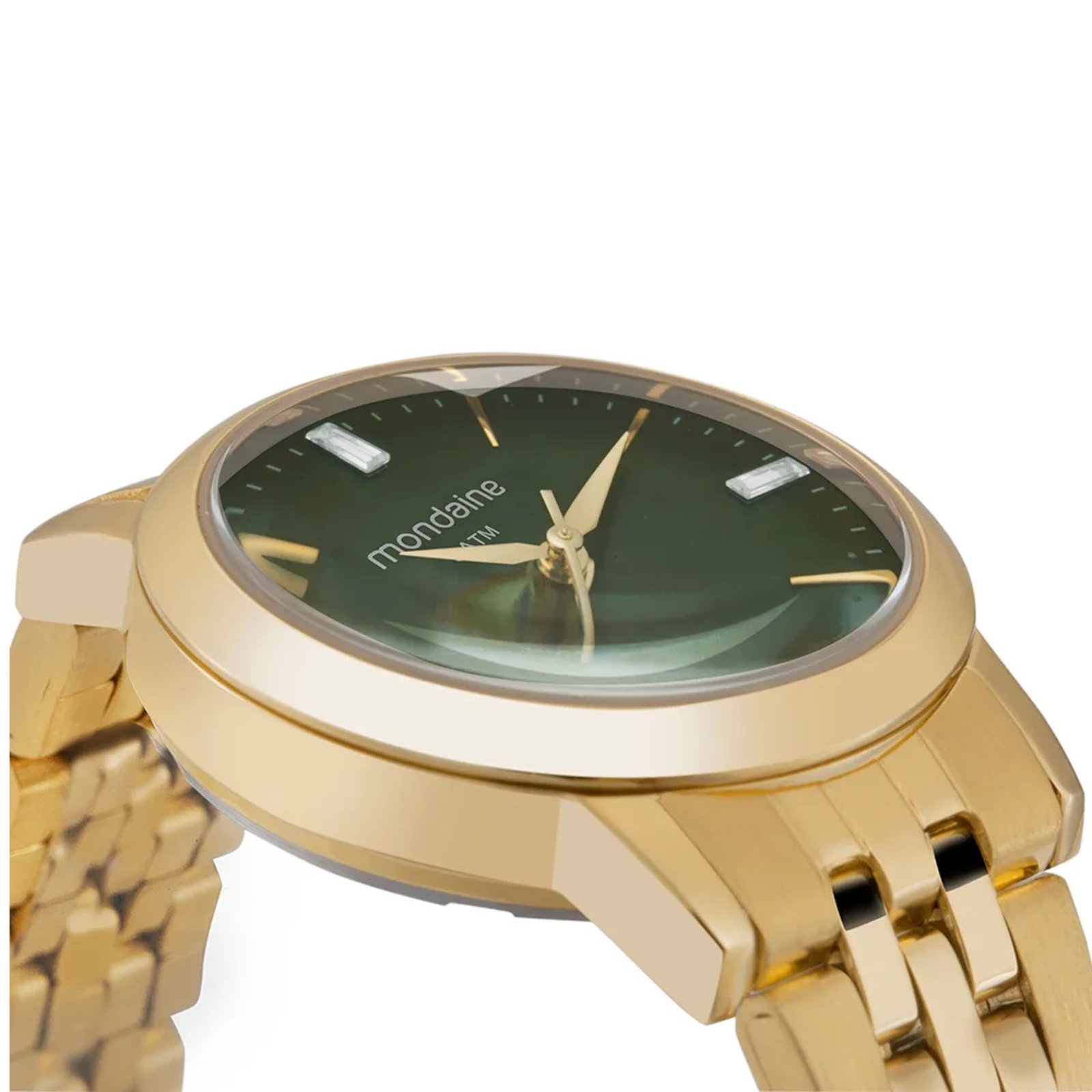 Kit Relógio Mondaine com Pulseira 33054LPMKDE1K1 Sabrina Sato Dourado 2