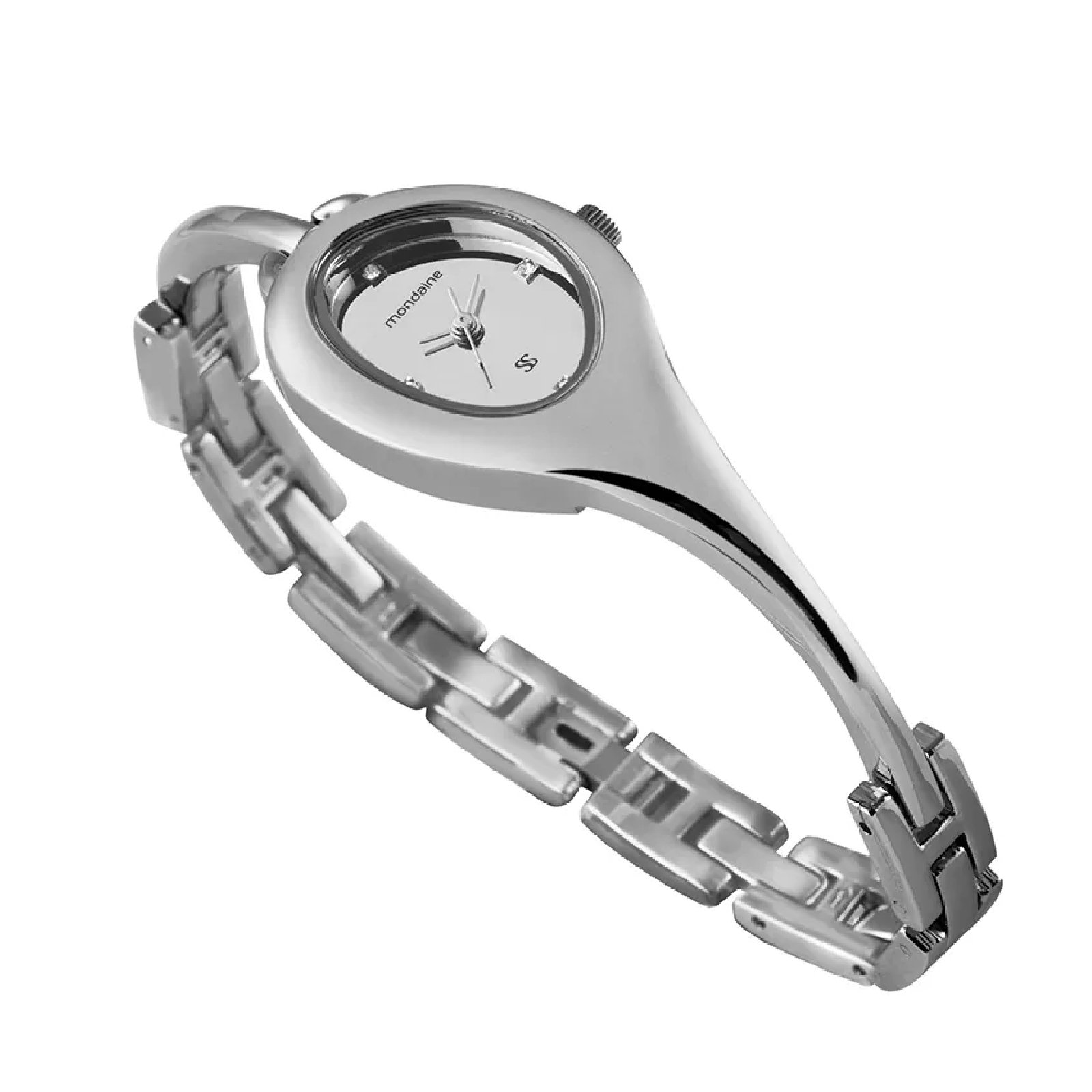 Relógio Mondaine 33050L0MVNM2 Feminino 20x62mm Aço Inox Sabrina Sato Prata 2