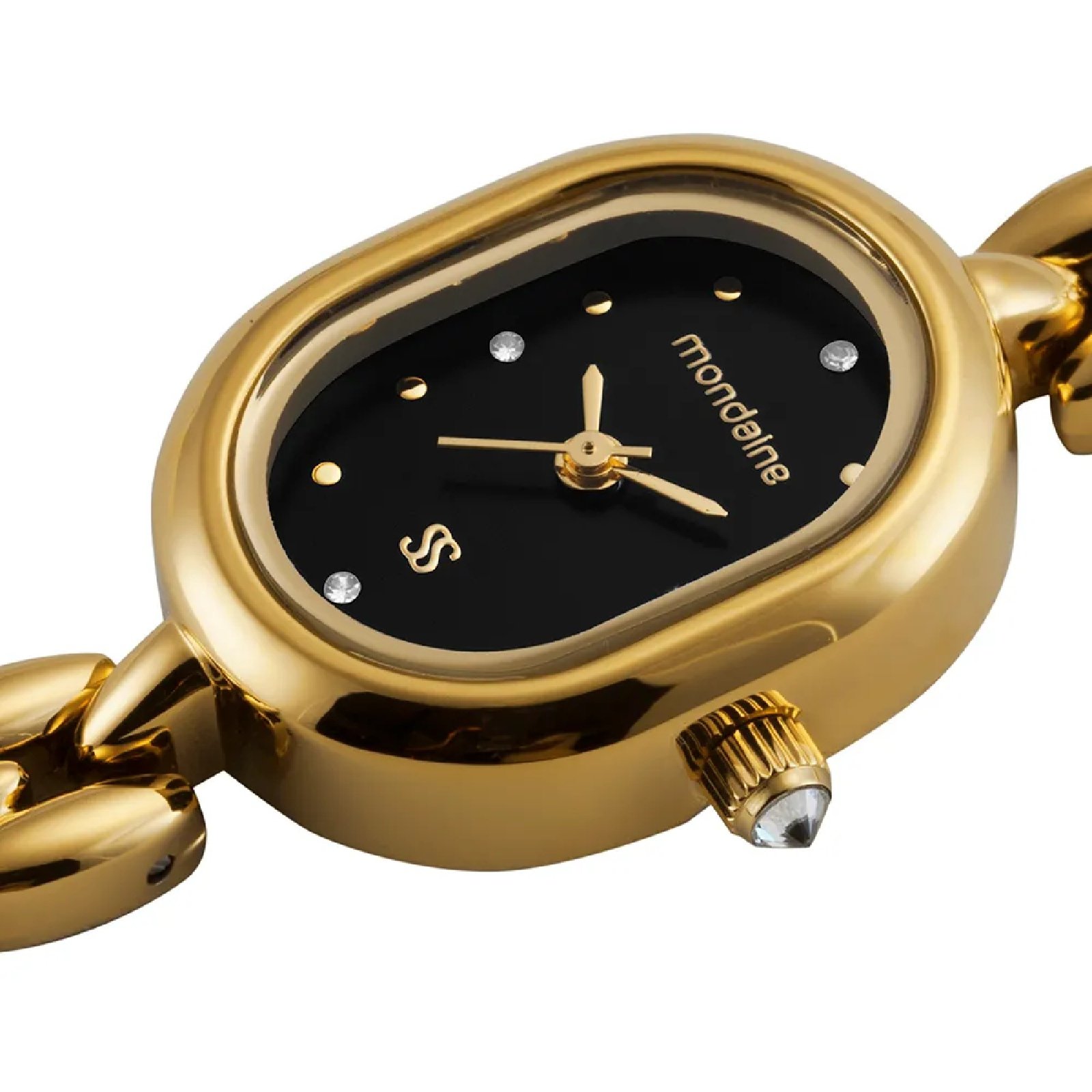 Relógio Mondaine 99932LPMVDM2 Feminino 19mm Aço Inox Sabrina Sato Dourado 2