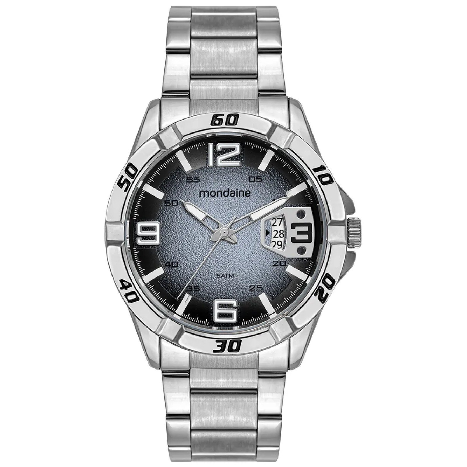 Relógio Mondaine 33029G0MVNE4 Masculino 42mm Aço Inox