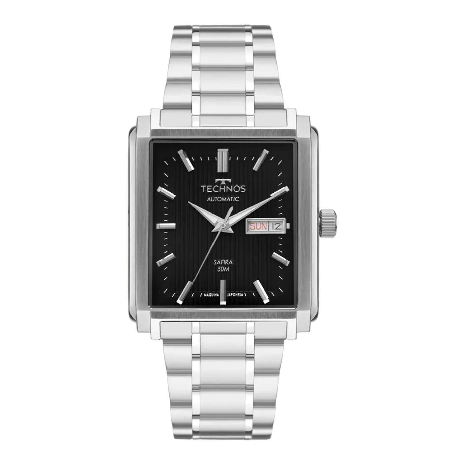 Relógio Technos Automático 8205PO/1P 36mm Aço Inox