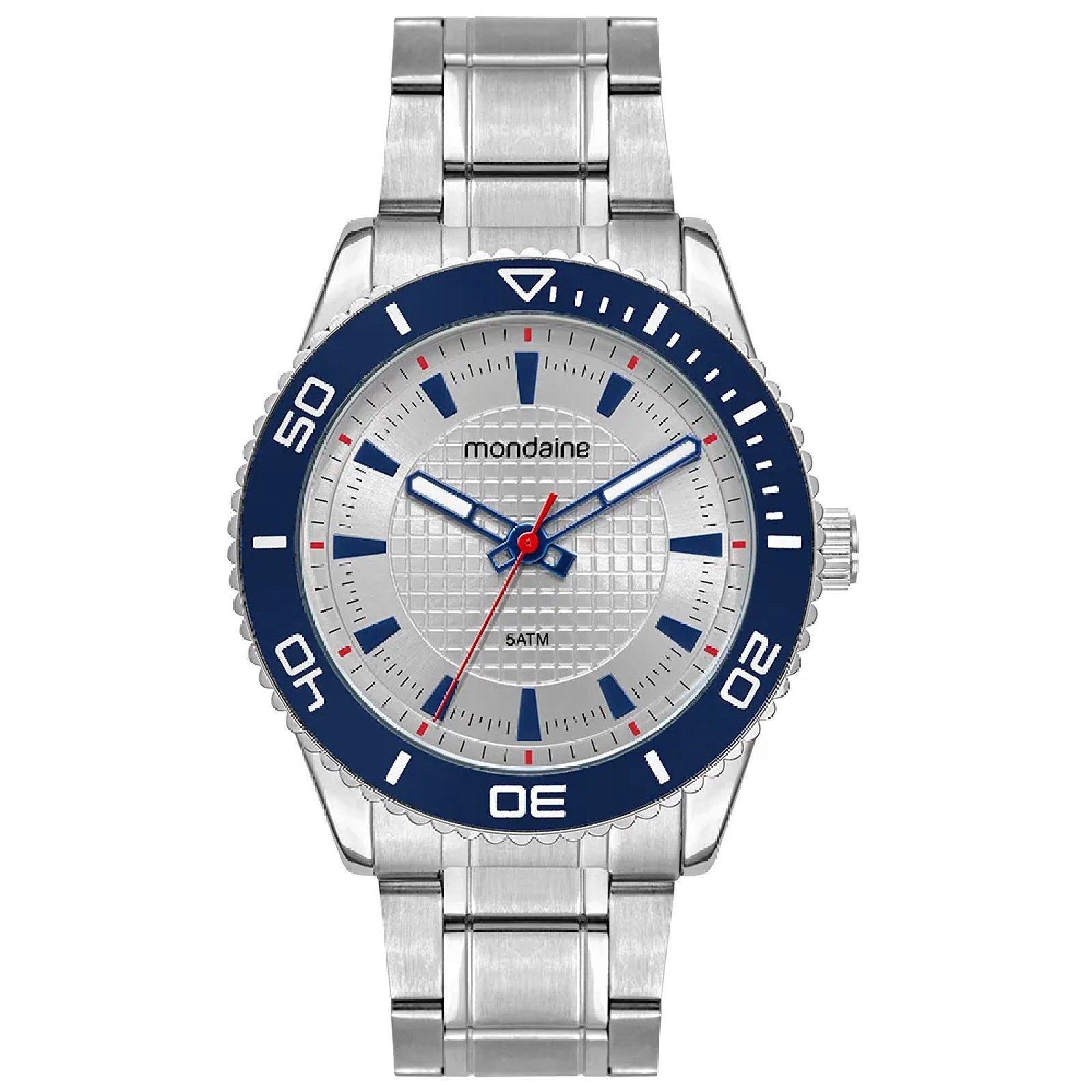 Relógio Mondaine 33026G0MVNE3 Masculino 43mm Aço Inox