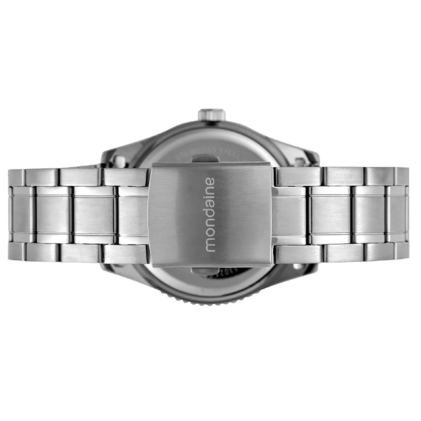 Relógio Mondaine 33026G0MVNE4 Masculino 43mm Aço Inox Prata 3
