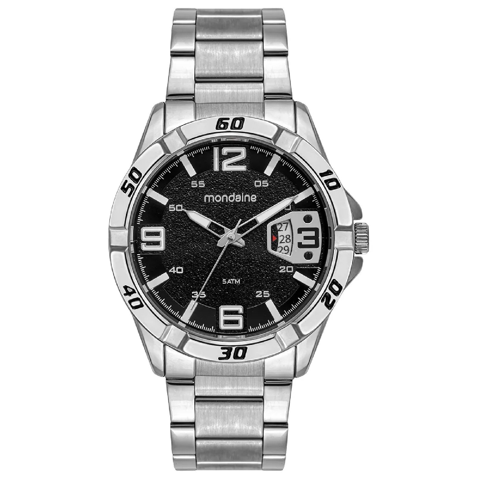 Relógio Mondaine 33029G0MVNE3 Masculino 42mm Aço Inox