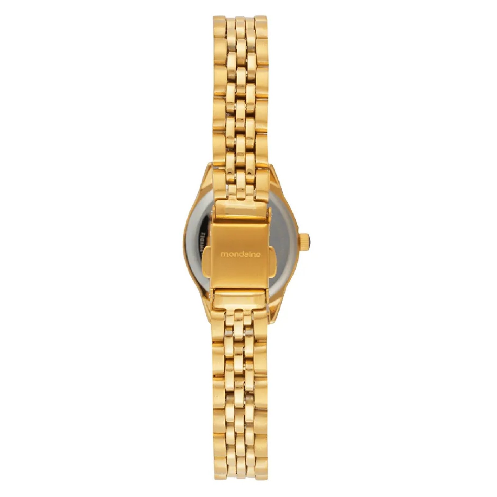 Relógio Mondaine 32997LPMVDE1 Feminino 23mm Aço Inox Dourado 3