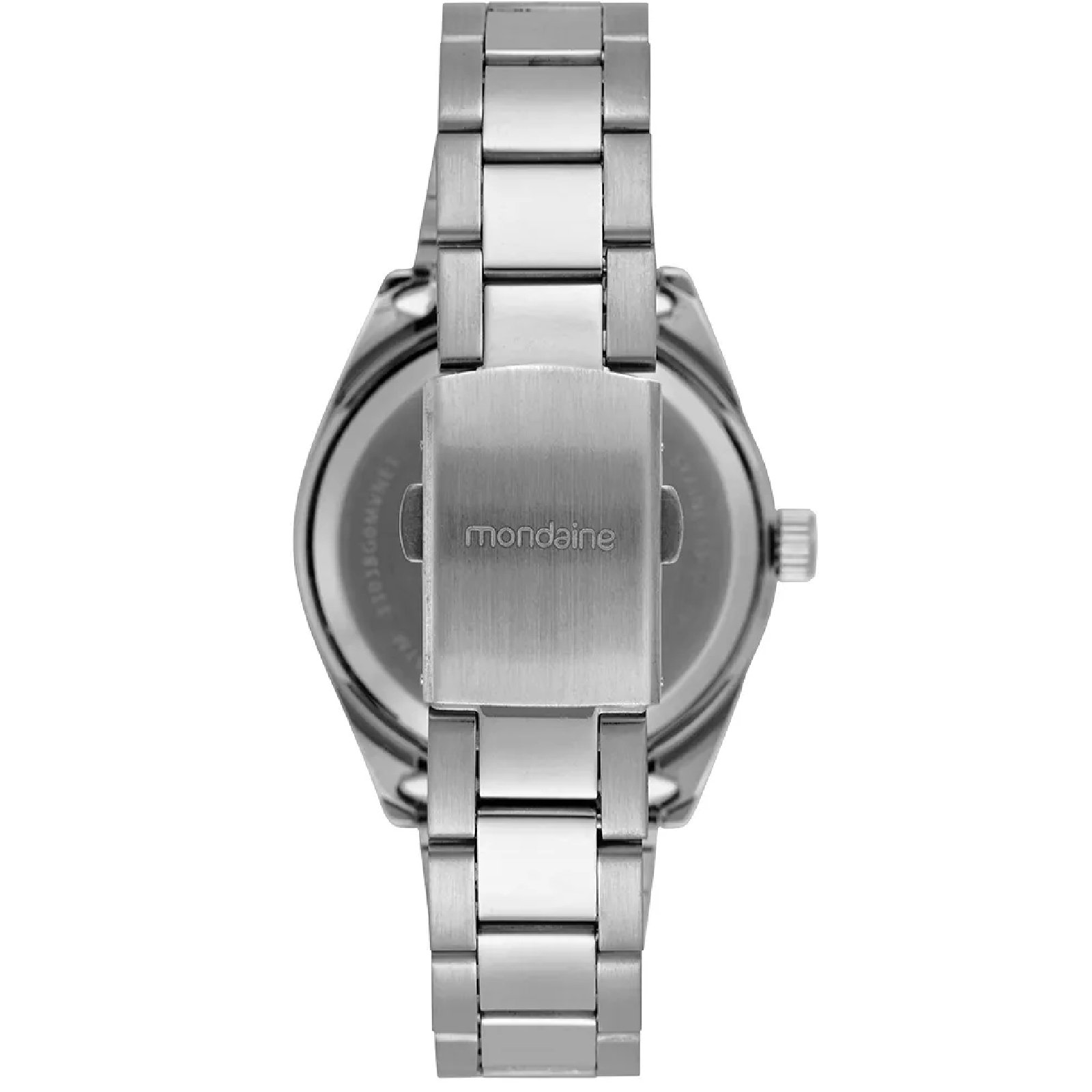 Relógio Mondaine 33038G0MVNE4 40mm Aço Vidro Dome Verde Prata 5