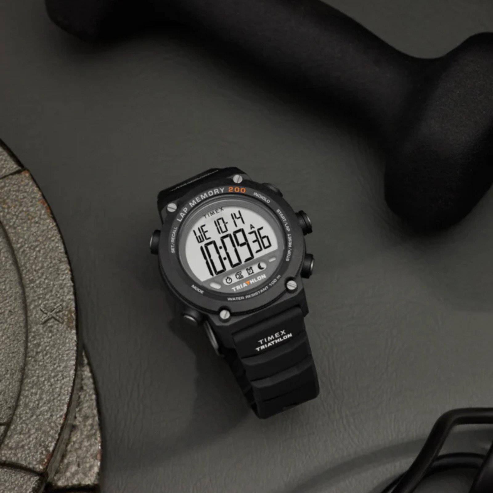 Relógio Timex Ironmam® Triathlon TW5M66900 200 Lap 44mm Preto 2
