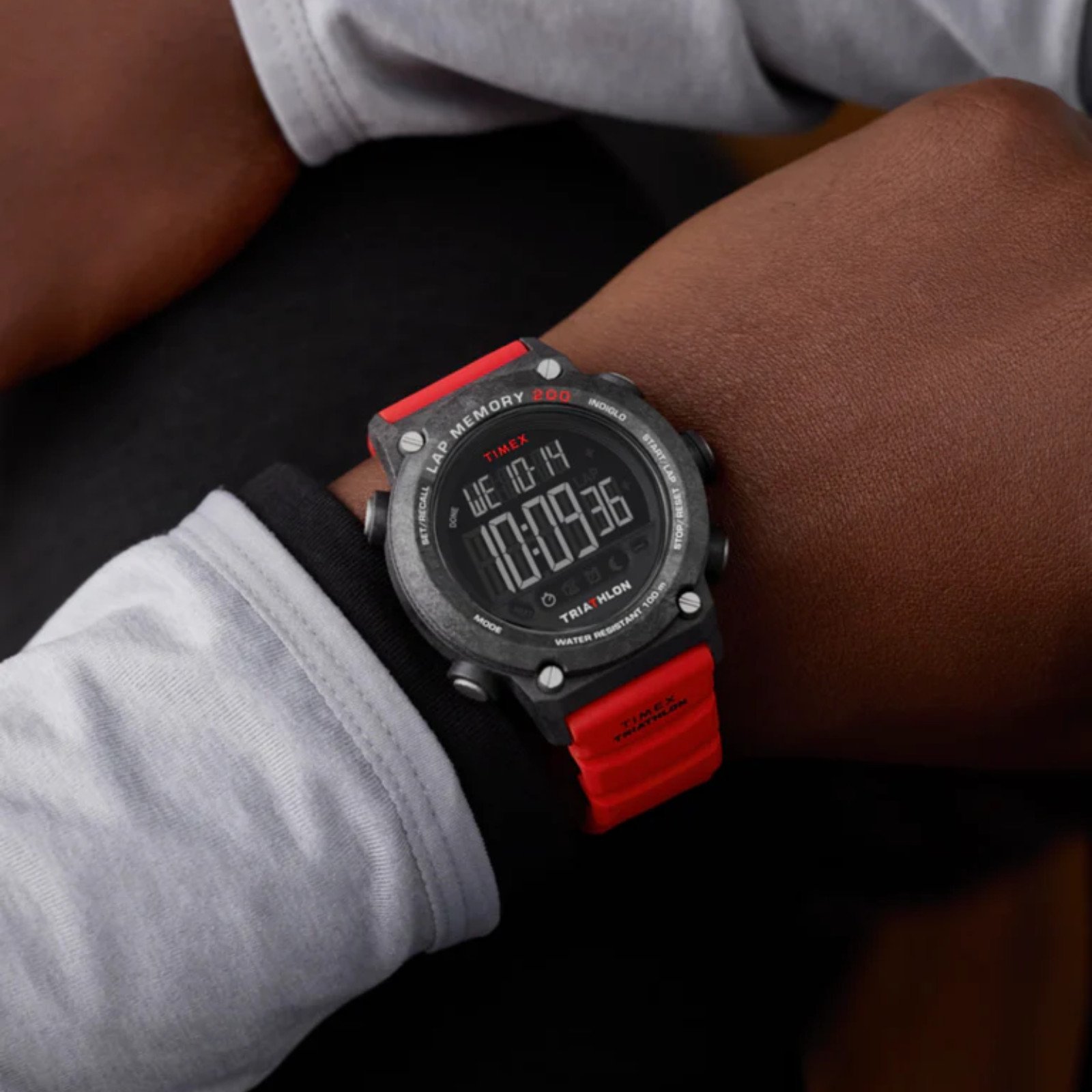 Relógio Timex Ironmam® Triathlon TW5M67000 200 Lap 44mm Preto 2