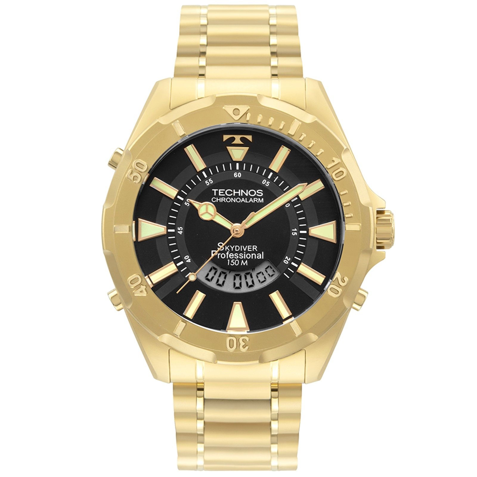 Relógio Technos Skydiver WT205FLN/4P Masculino 48mm Aço Inox