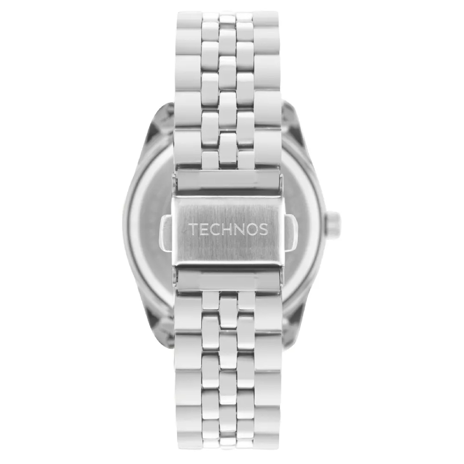 Relógio Technos Masculino Riviera 2350AI/1K 43mm Aço Inox Prata 4