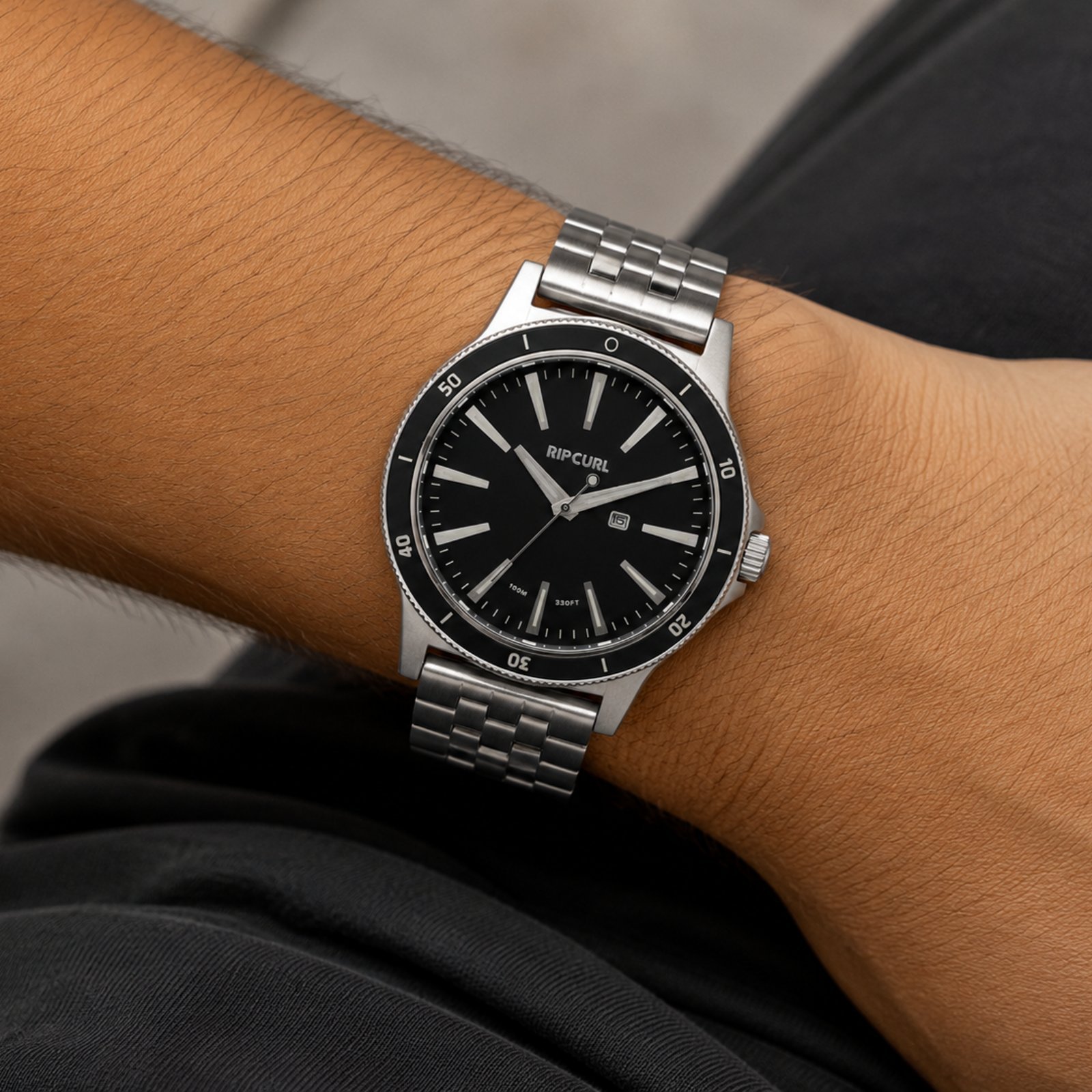 Relógio Rip Curl Daze XL 0G7MTI0090 46mm Prata 2