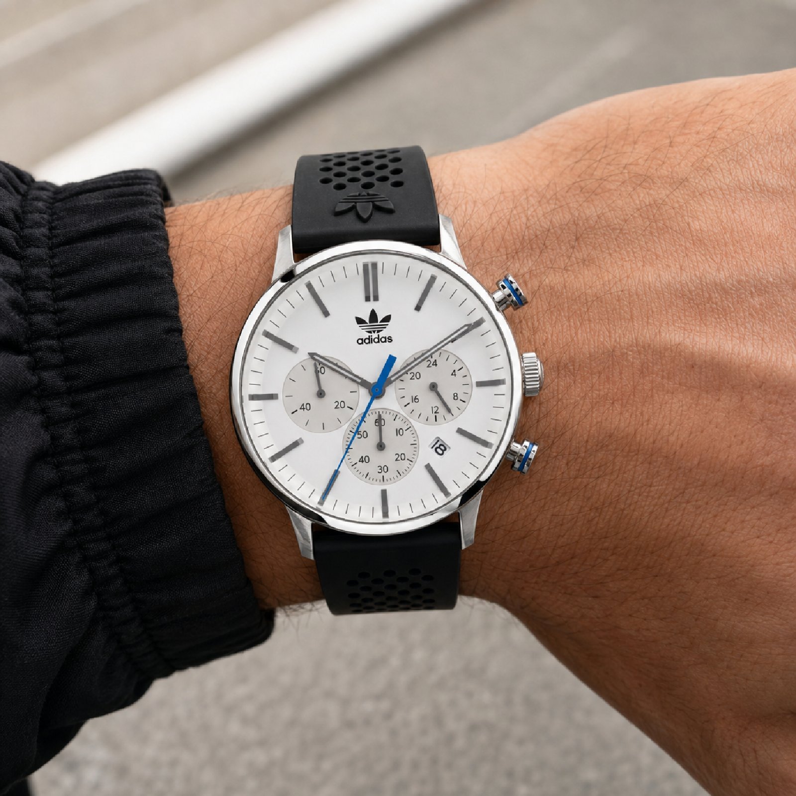 Relógio Adidas Code One Chrono AOSY22014 40mm Prata 2