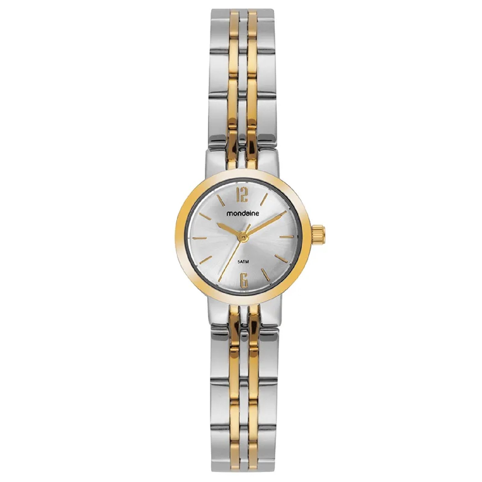 Relógio Mondaine Com Pulseira 99876LPMKBE3K1 23mm Bicolor Dourado 2