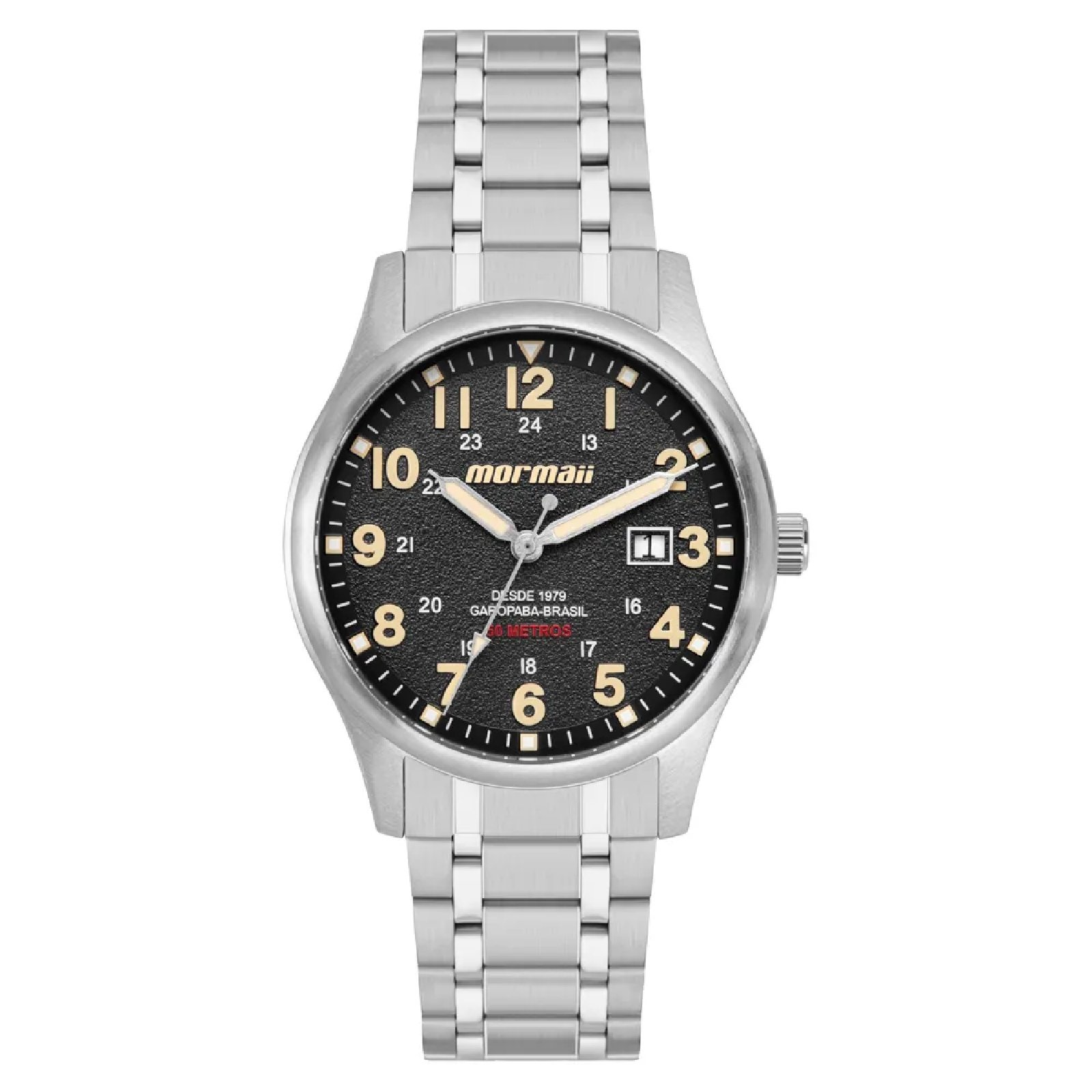 Relógio Mormaii Masculino Steel Basic MO2115BT/1P 39mm