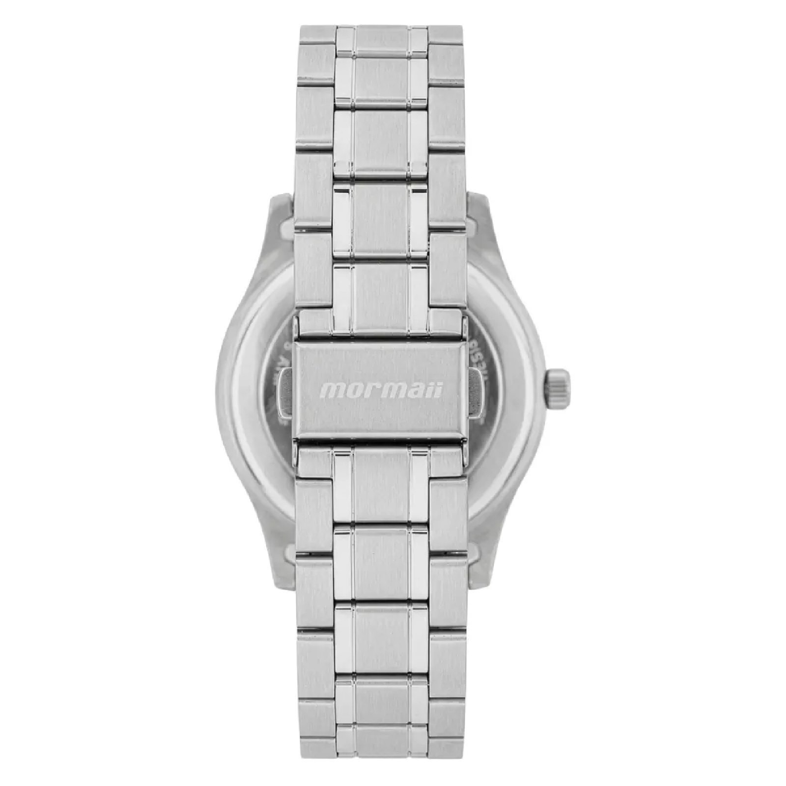 Relógio Mormaii Masculino Steel Basic MO2115BT/1P 39mm Prata 4