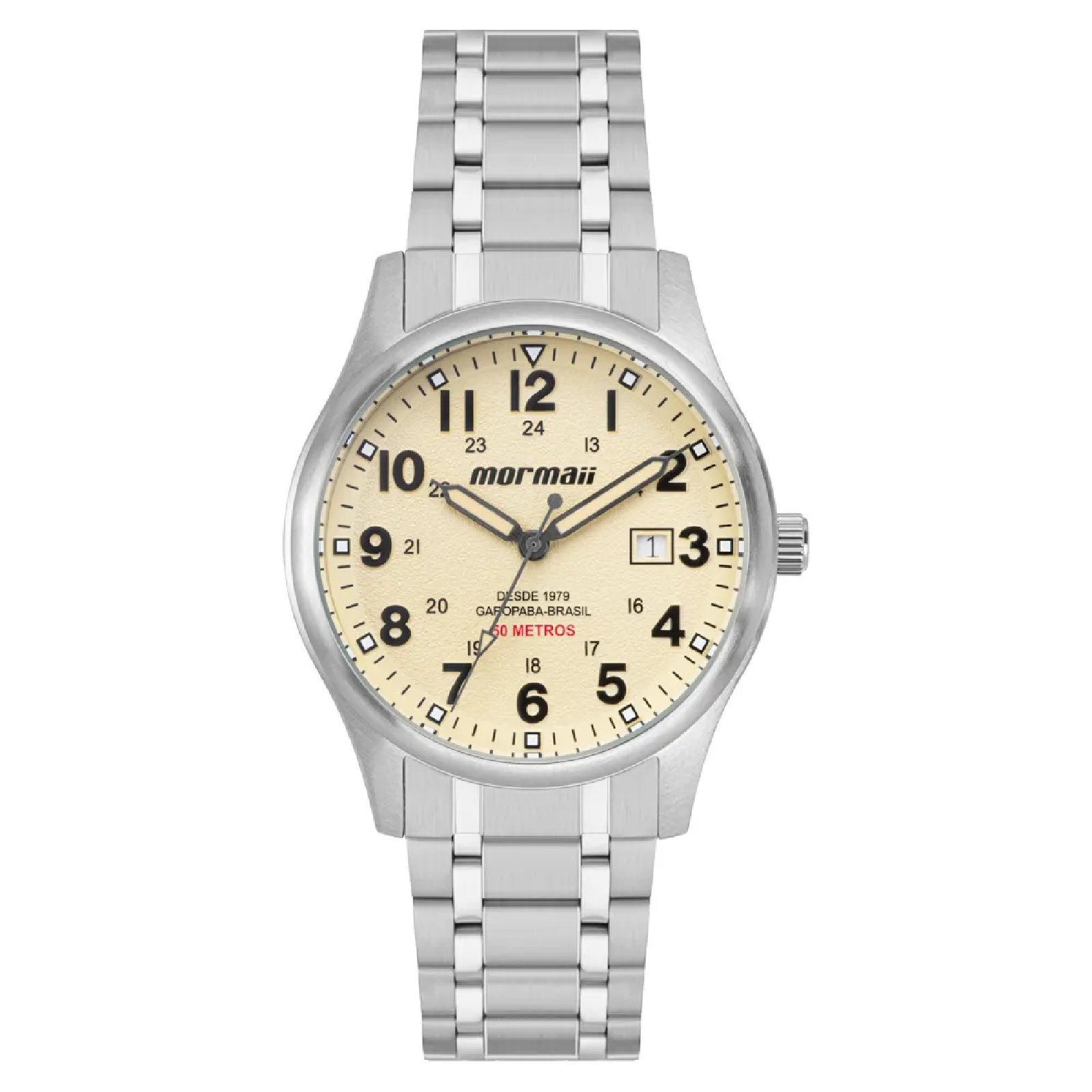 Relógio Mormaii Masculino Steel Basic MO2115BT/1X 39mm