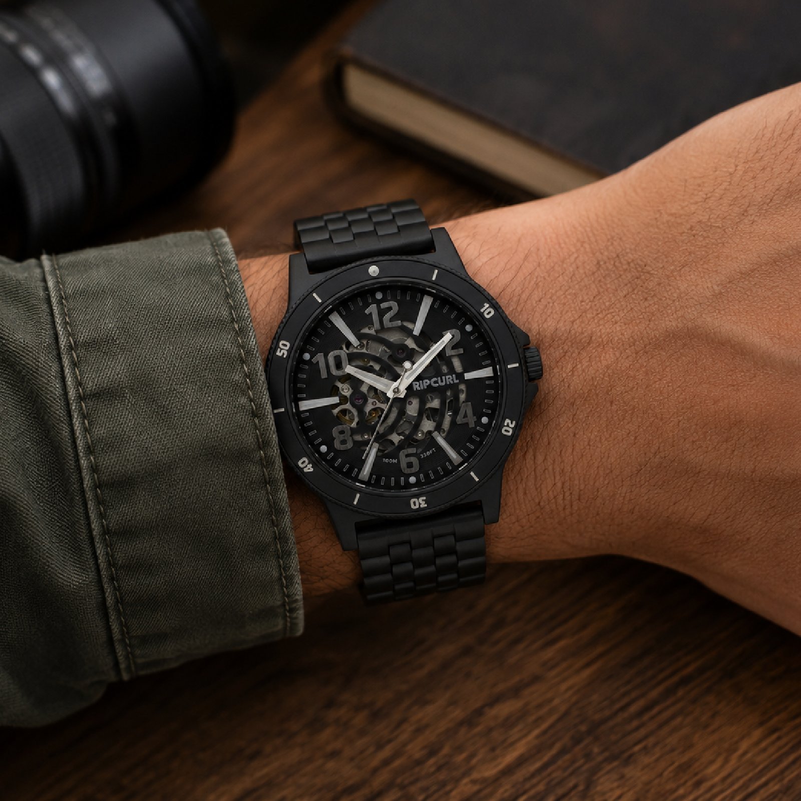 Relógio Rip Curl Daze XL Automático 0GCMTI4029 48mm Preto 2