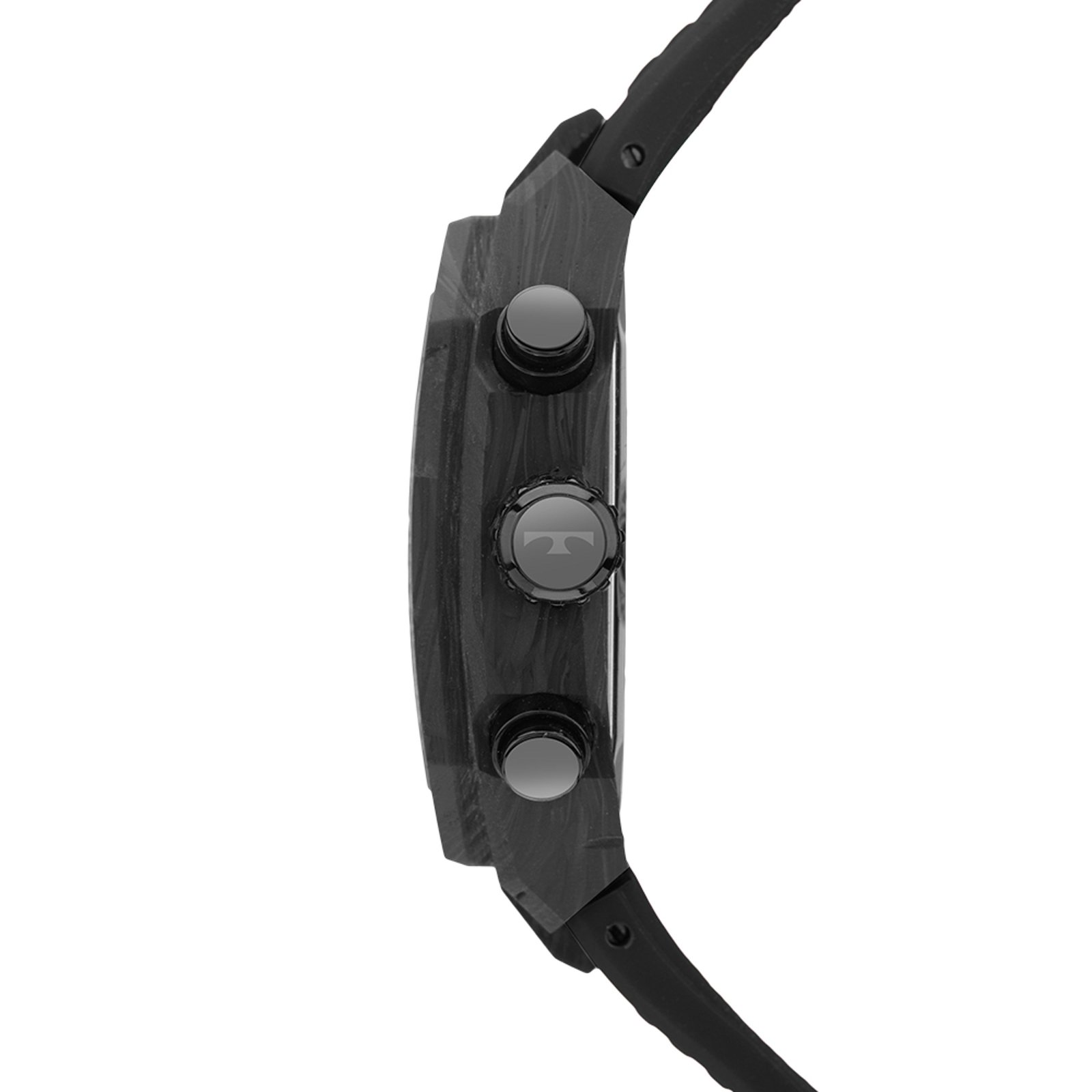 Relógio Technos TS Carbon Fibra De Carbono JS25BDR/2P 43mm Preto 3