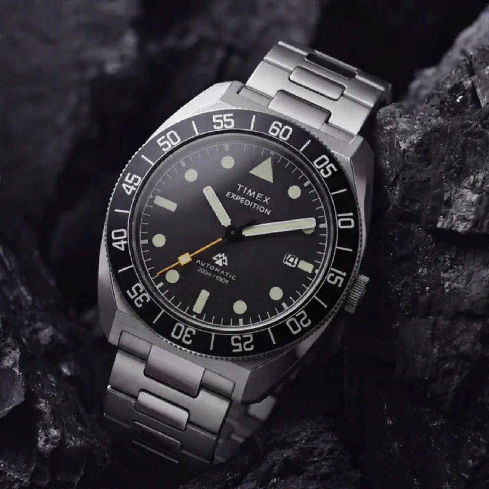 Relógio Timex Expedition Pioneer Automatic TW2Y87400 41mm Prata 4