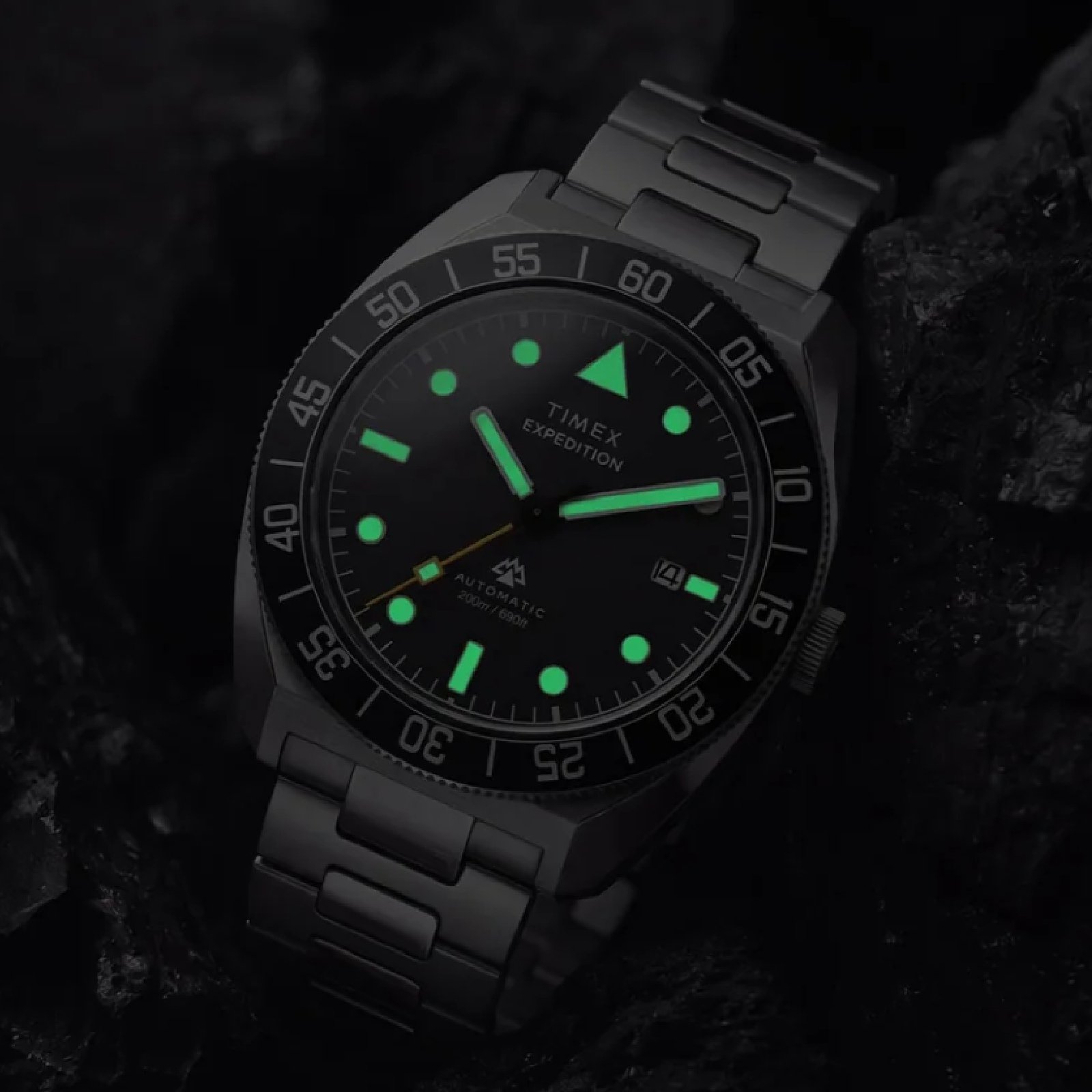 Relógio Timex Expedition Pioneer Automatic TW2Y87400 41mm Prata 5