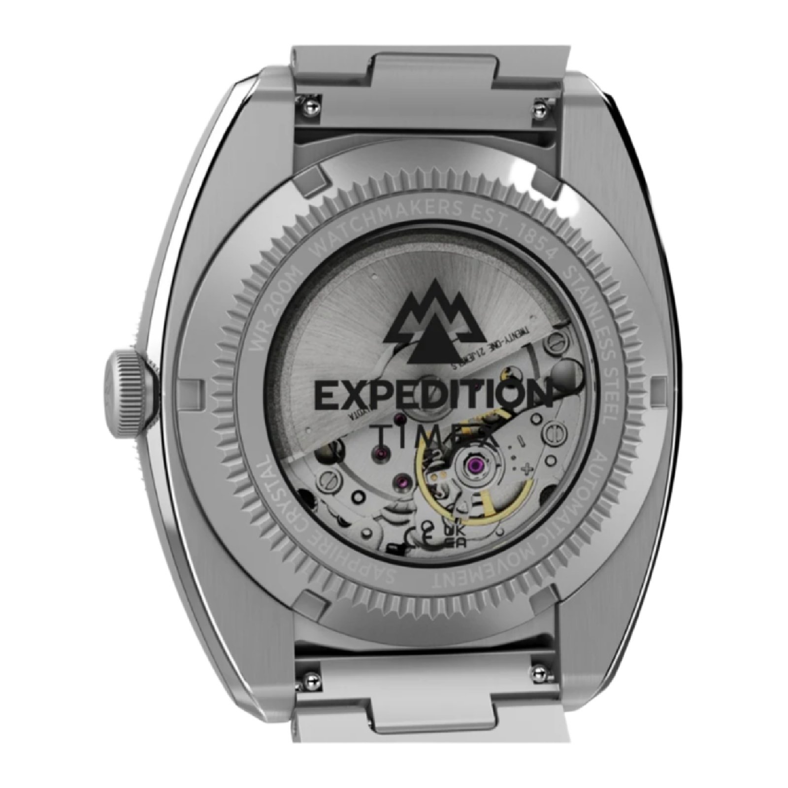 Relógio Timex Expedition Pioneer Automatic TW2Y87400 41mm Prata 8