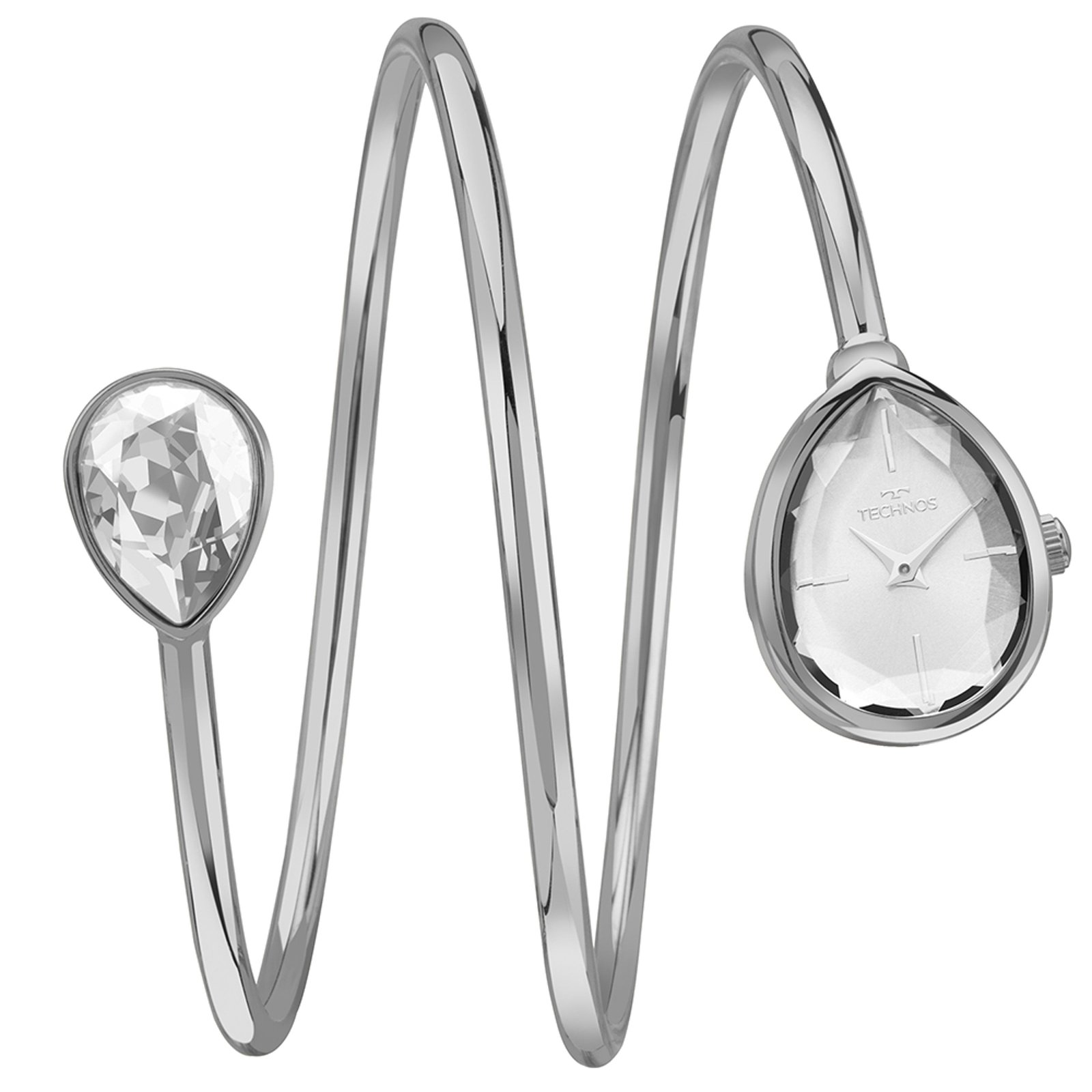 Relógio Technos Feminino Crystal VX00BB/1K 17mm