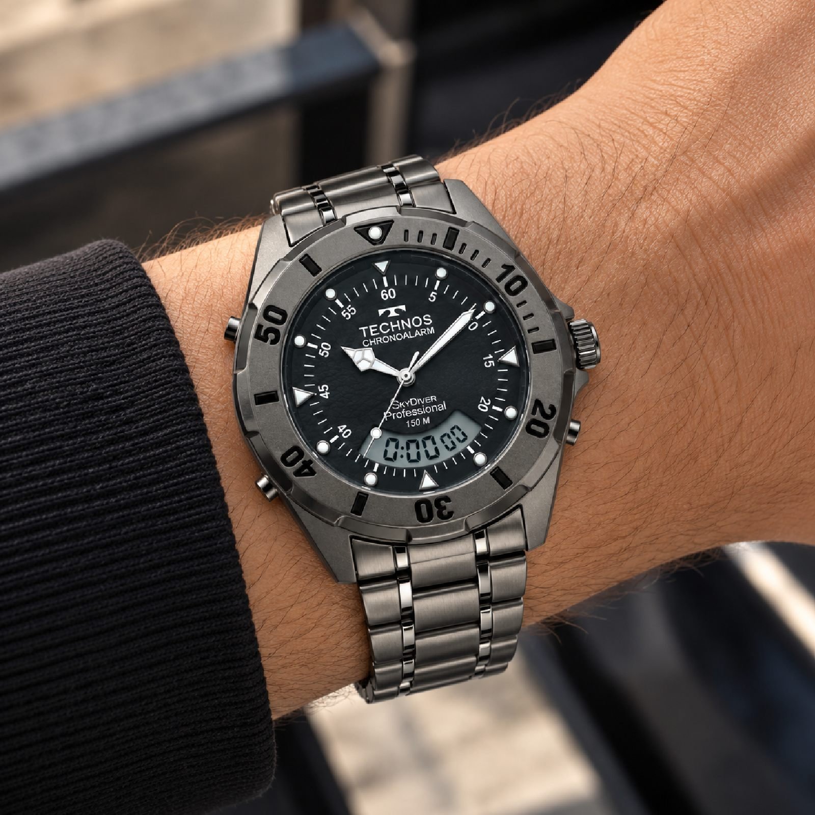 Relógio Technos Skydiver WT2060AL/1P 40mm Preto 2