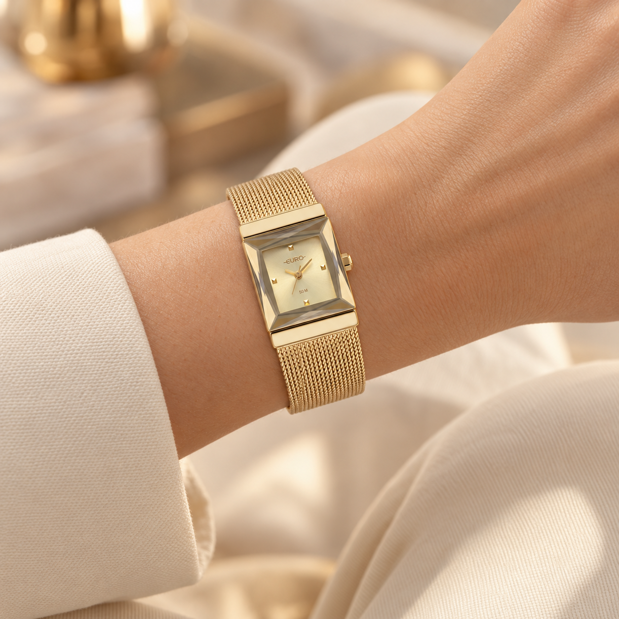 Relógio Euro Unique EU2035ZAV/4D 23mm Dourado 2