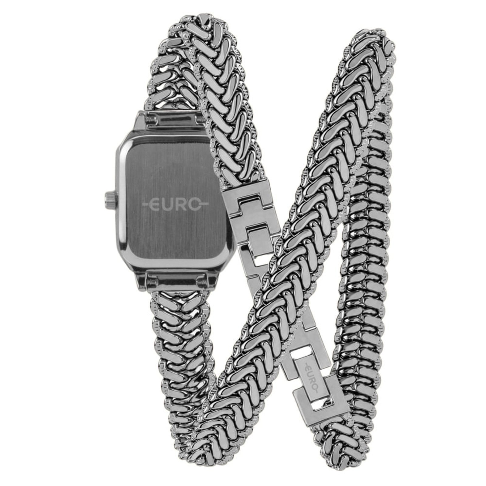 Relógio Euro Mini Lux EU2035ZBB/5K 20mm Prata 4