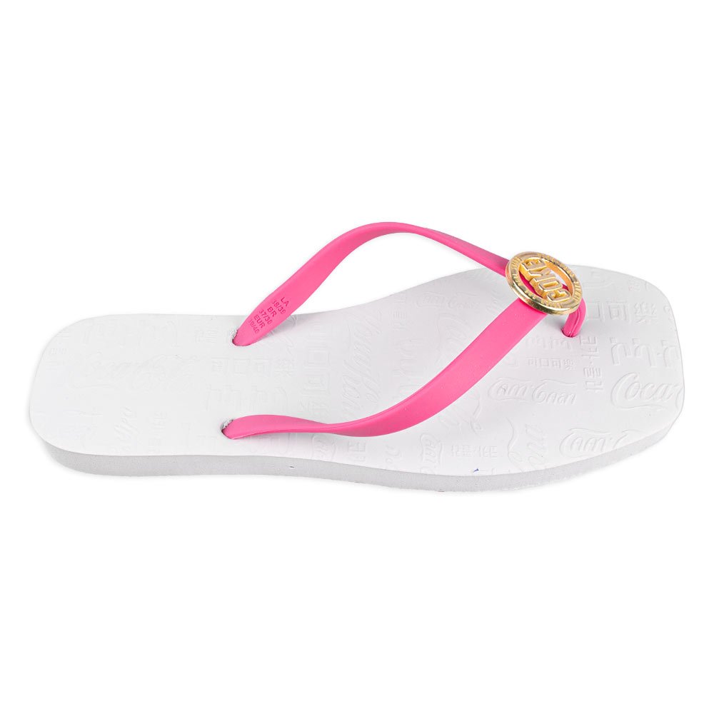 Chinelo Coca Cola Coke Sandal Bag Feminino Branco Branco 3