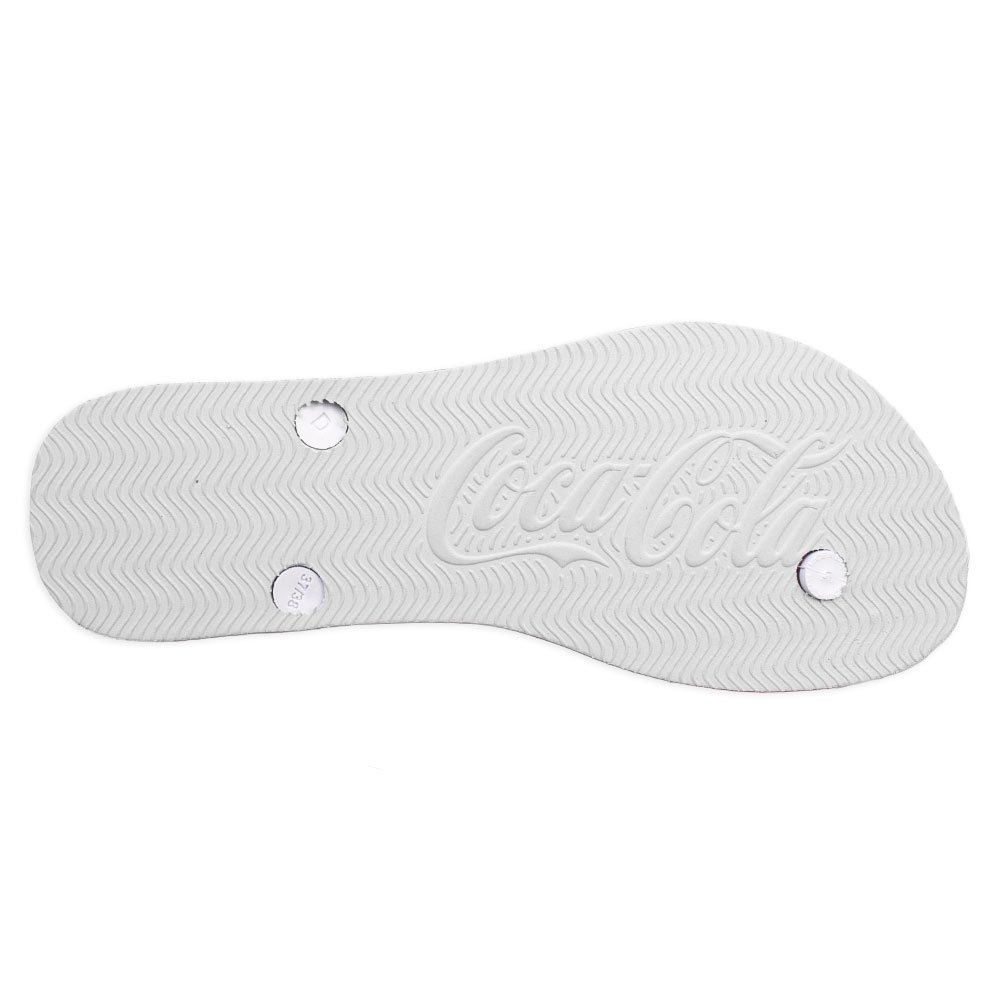 Chinelo Coca Cola Fiesta Color Feminino Branco Branco 4