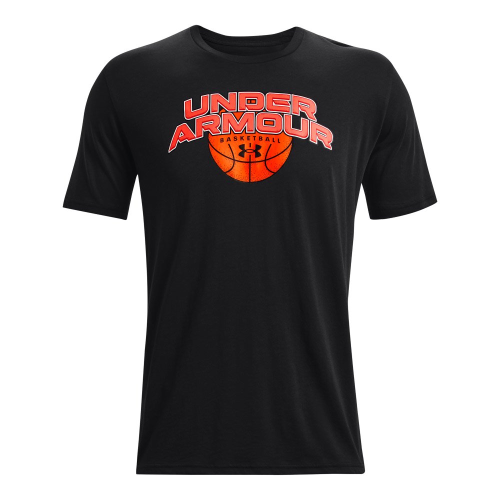 Camiseta Under Armour Basketball Branded Preta Preto