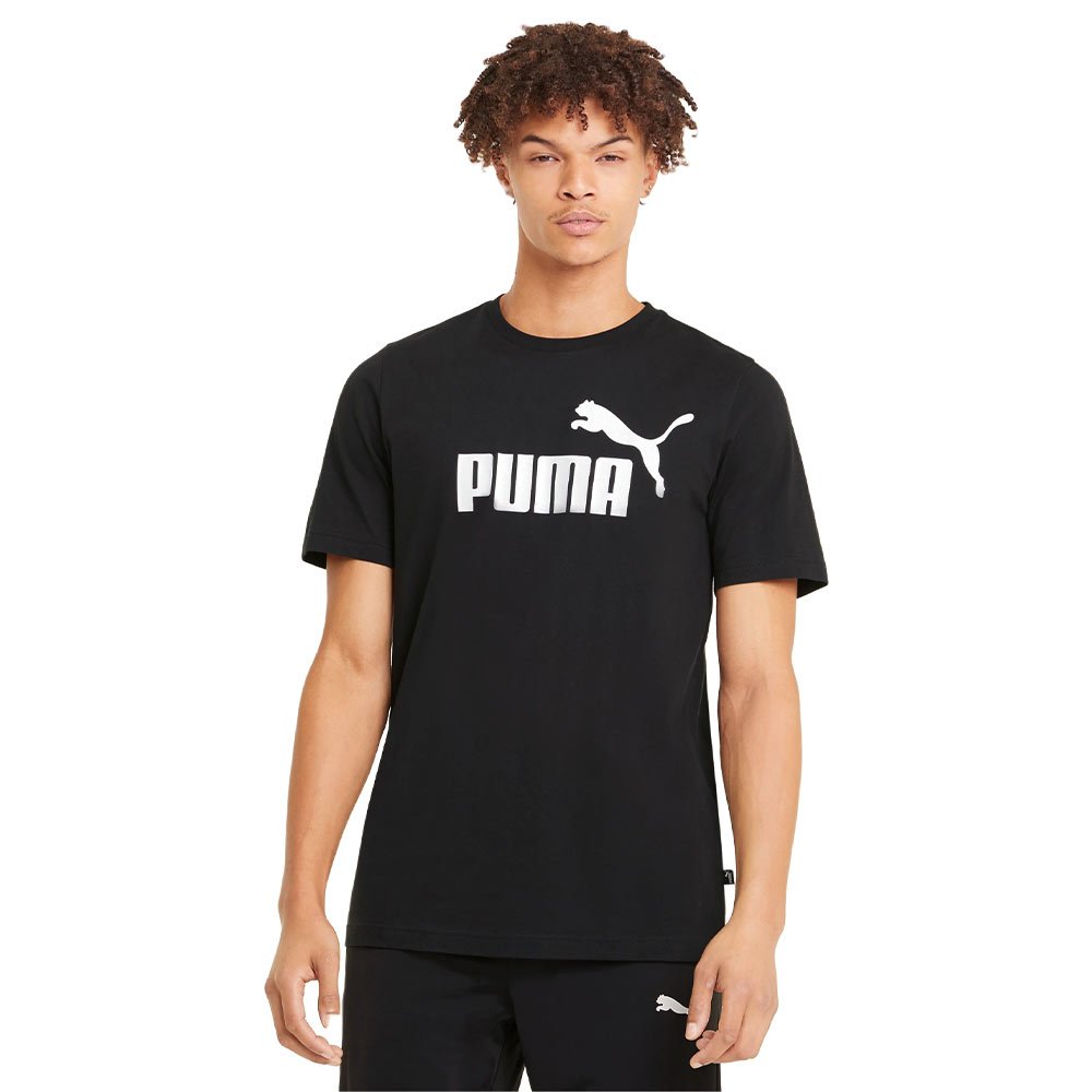 Camiseta Puma Logo Essentials Preto